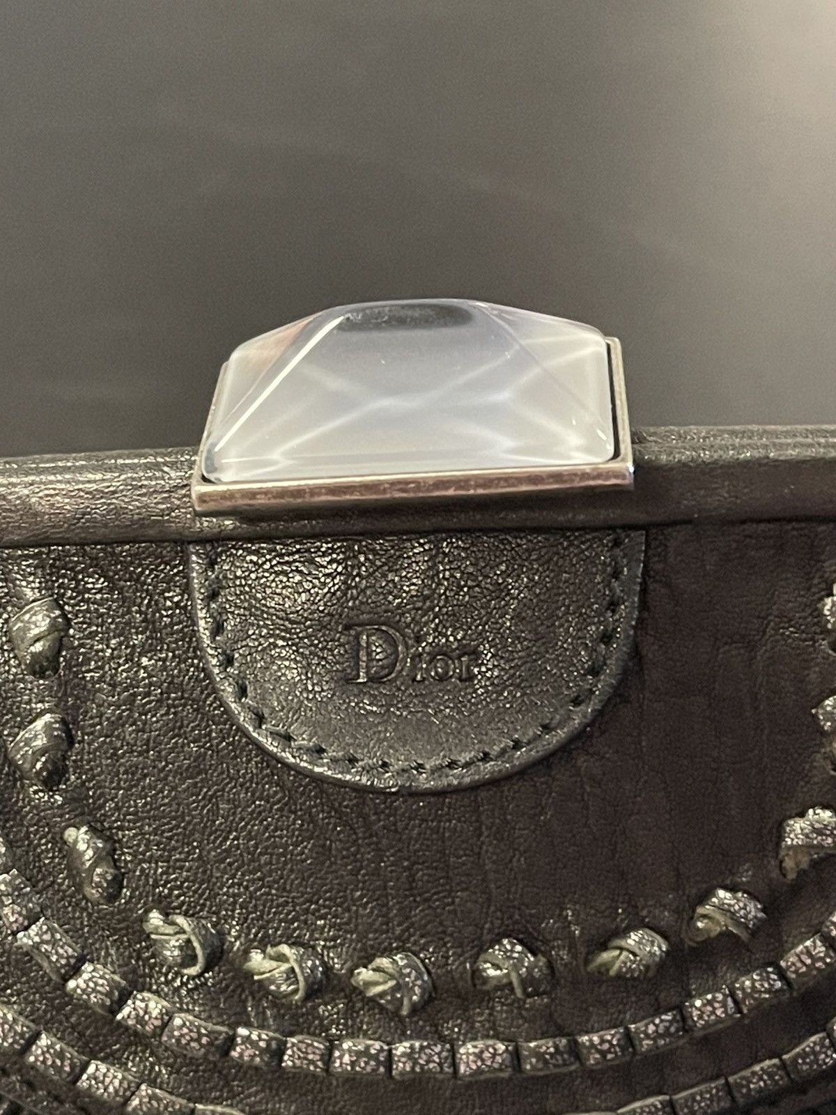 Christian Dior Monsieur × Dior Christian Dior Leather Evening Bag Vintage Great Condition Size ONE SIZE - 4 Thumbnail