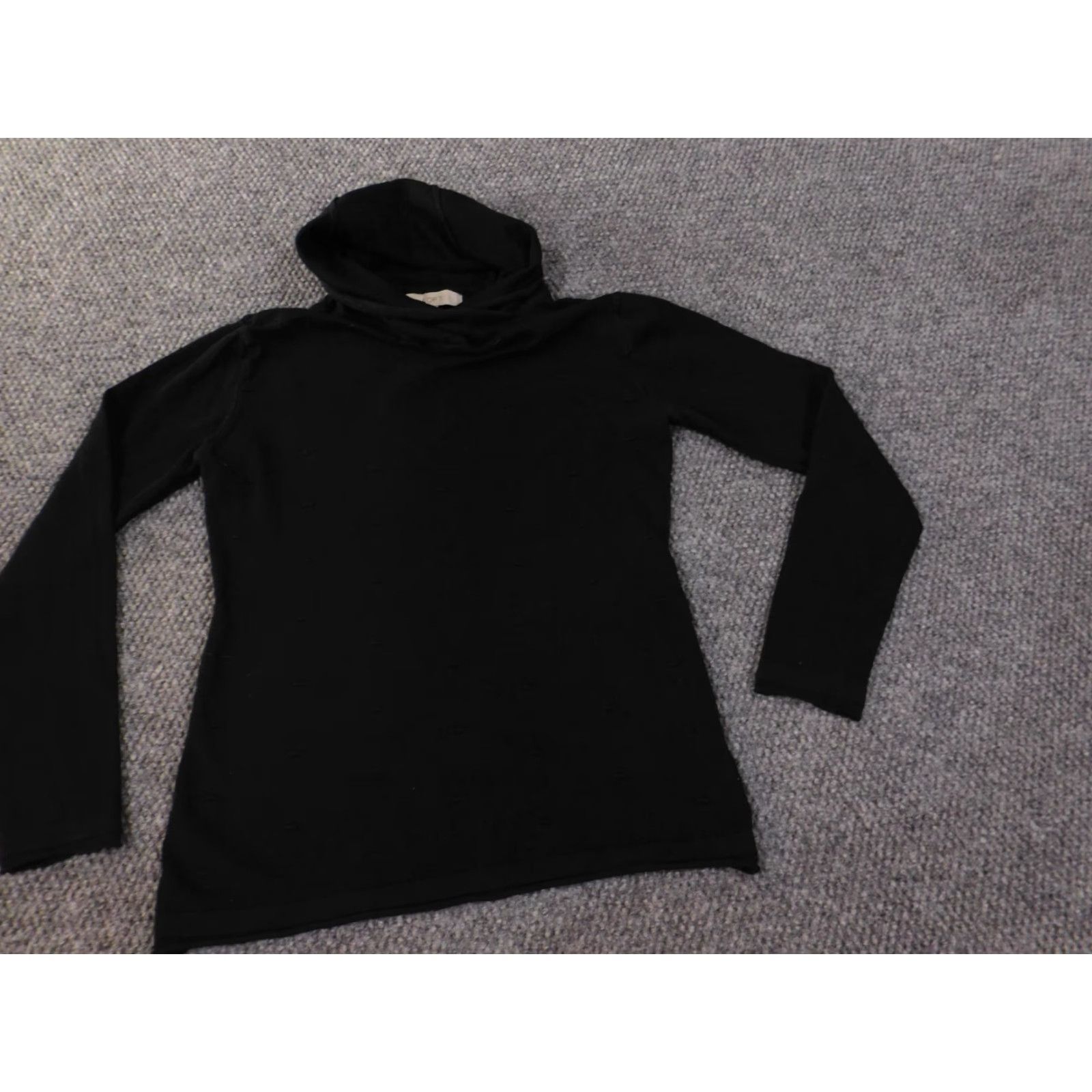 Loft LOFT Sweater Medium Black Geometric Womens Cowl Neck Pullover Wool Acrylic Regular Casual Modern Designer Size M / US 6-8 / IT 42-44 - 5 Thumbnail