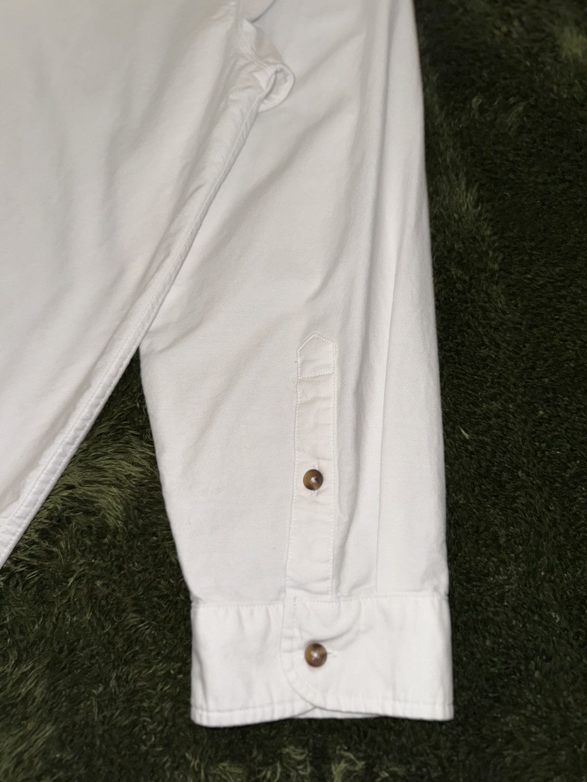Nike [XXL] Nike Life Oxford Classic Fit Cotton Shirt White Size US XXL / EU 58 / 5 - 12 Thumbnail