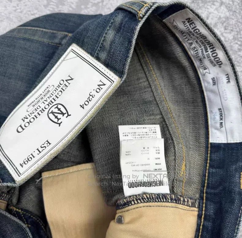 Neighborhood Neighborhood size M Basic Wash Denim Pants Size US 27 - 7 Thumbnail