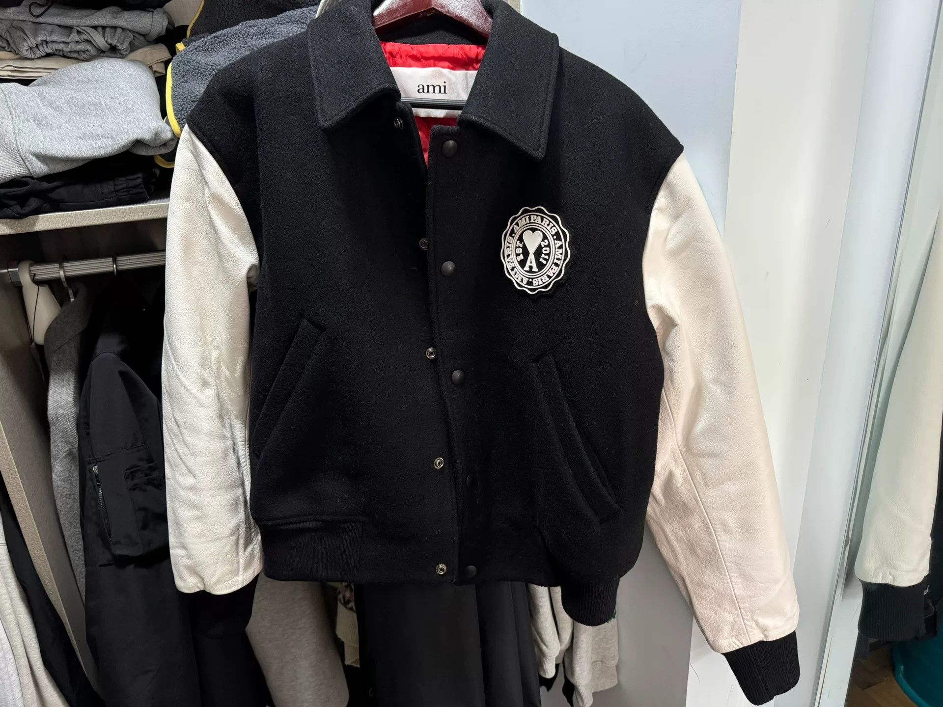 AMI AMI PARIS FW22 Colorblock Logo Jacket Size US L / EU 52-54 / 3 - 1 Thumbnail