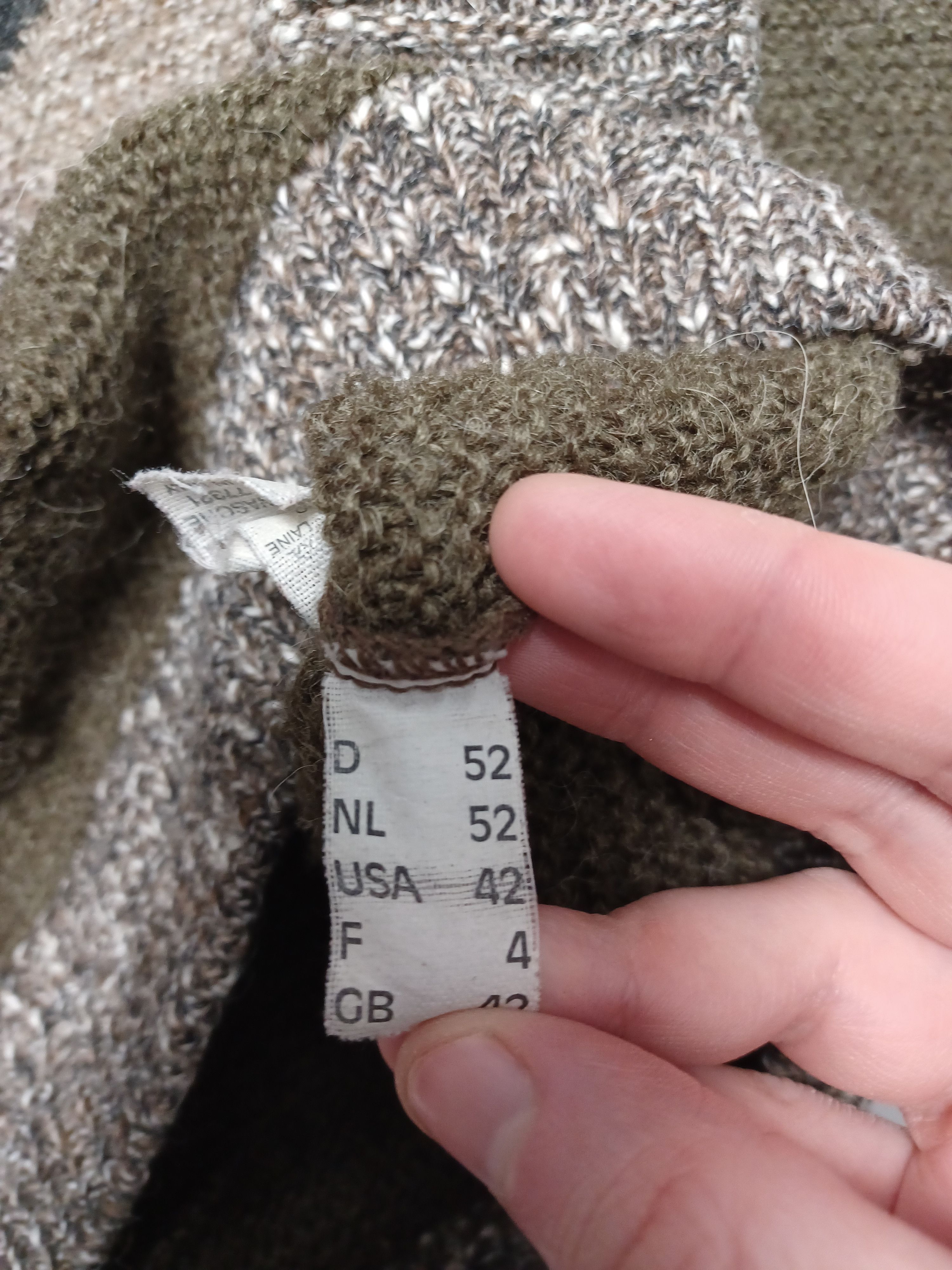 Other 90S MADE IN ITALY WOOL ALPACCA OVERSIZE COOGI STYLE SWEATER Size US XXL / EU 58 / 5 - 5 Thumbnail