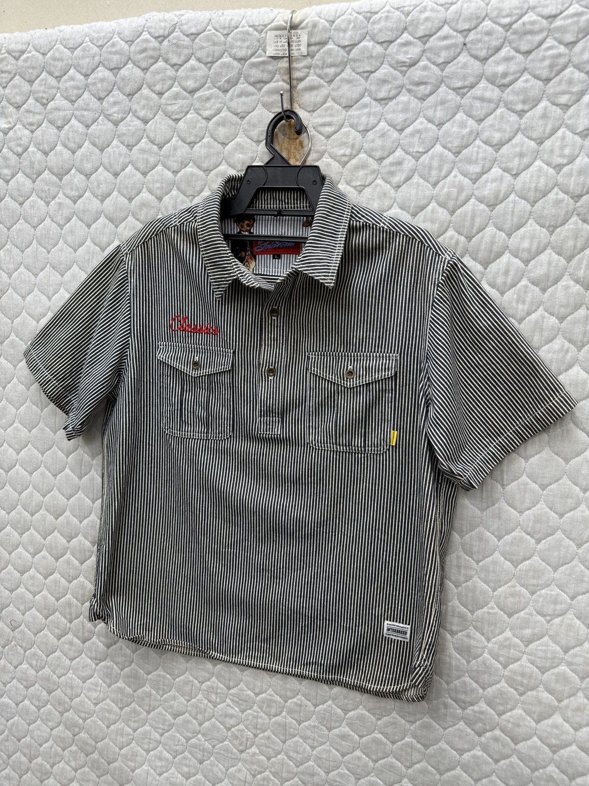 Japanese Brand 🔥🔥🔥ARCHIVE INTERBREED HICKORY SHIRTS PULLOVER Size US M / EU 48-50 / 2 - 2 Thumbnail