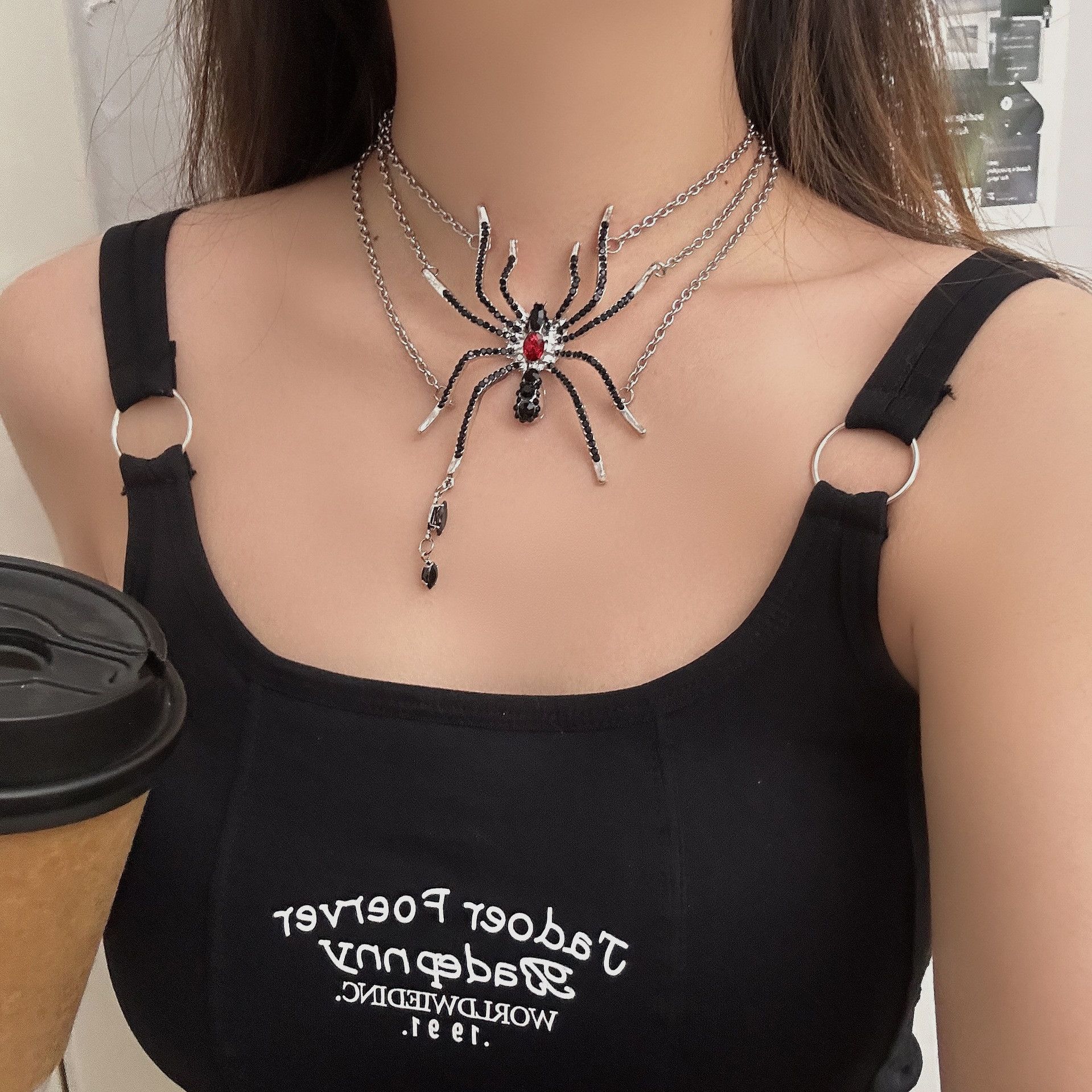 Other Spider Rare STEAL! Y2K Chains Necklace Chain Size ONE SIZE - 2 Thumbnail