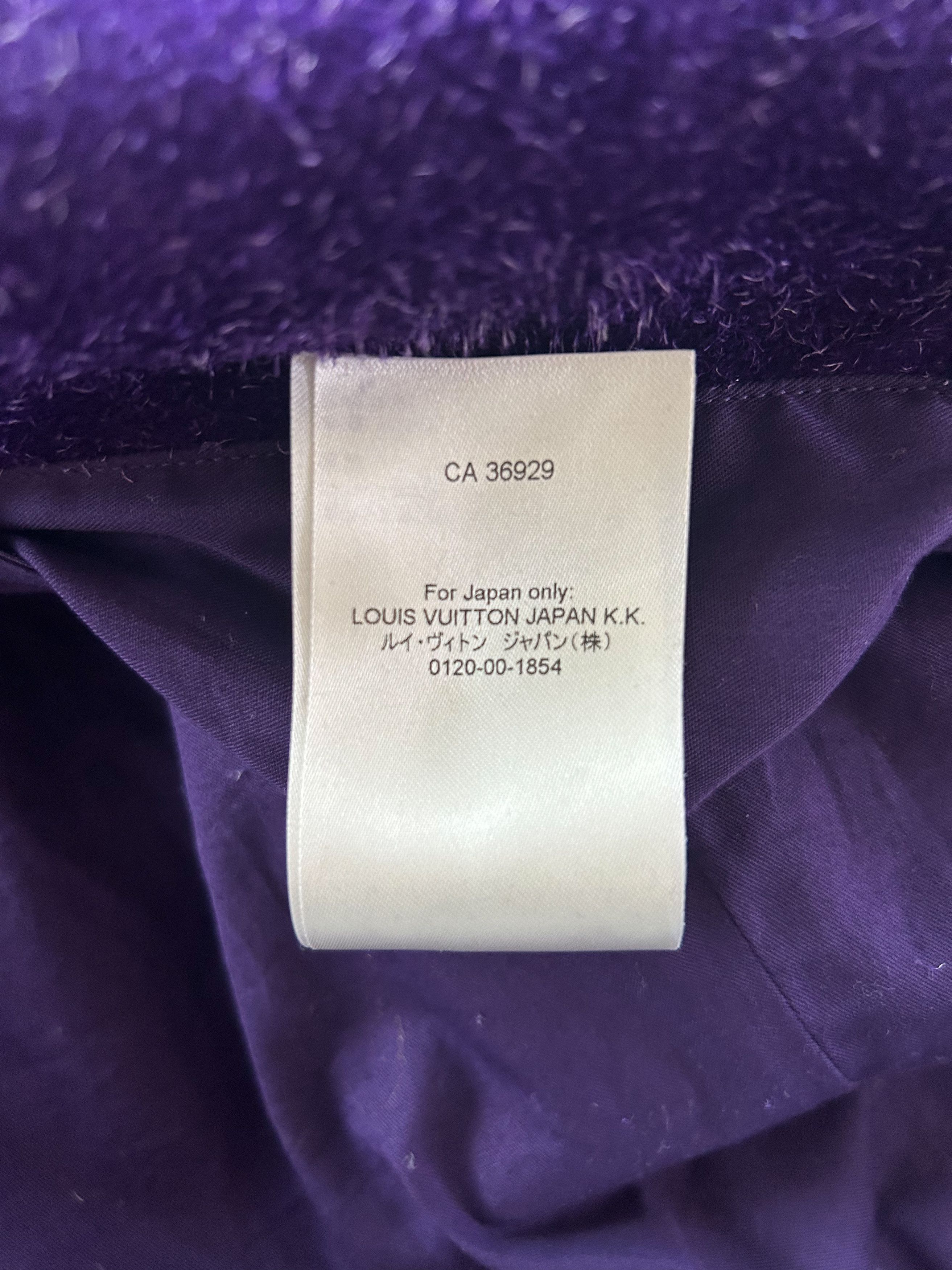 Louis Vuitton Louis Vuitton Purple Embossed Monogram Suede Workwear Jacket Size US XXL / EU 58 / 5 - 11 Thumbnail