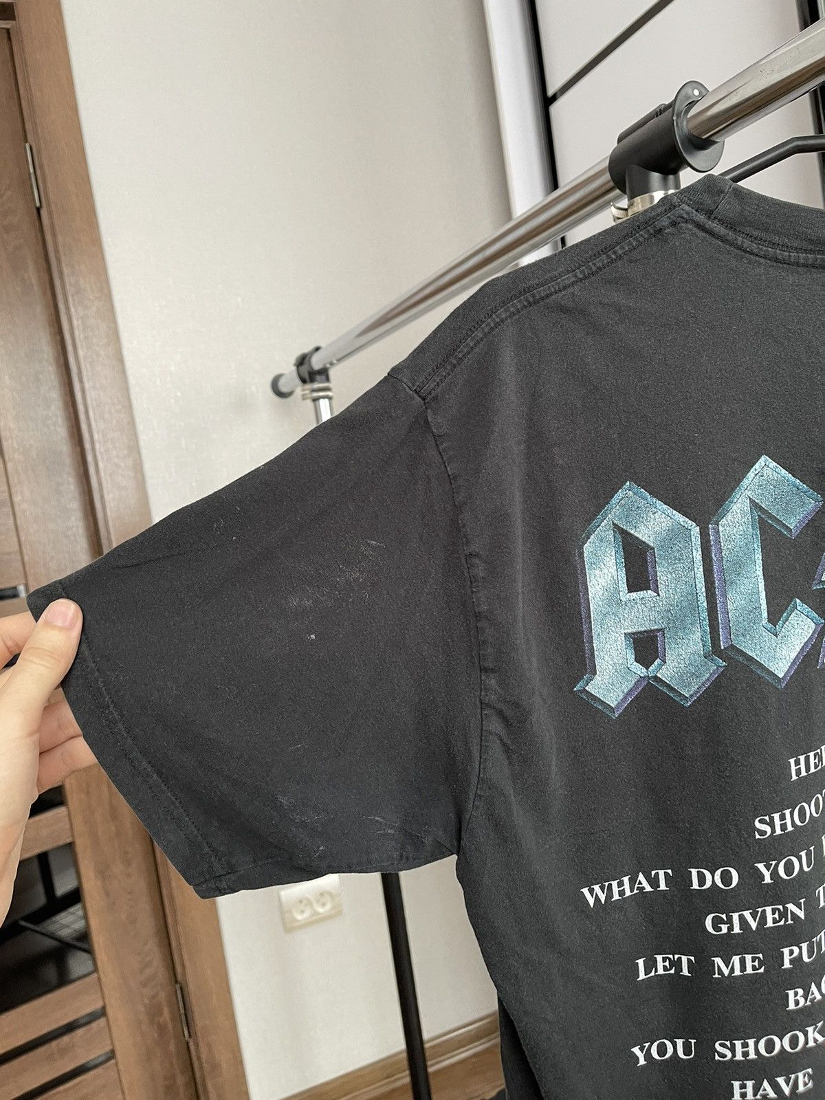 Band Tees 1996 AC/DC Back In Black Vintage Tour T-Shirt Tee Size US M / EU 48-50 / 2 - 11 Thumbnail
