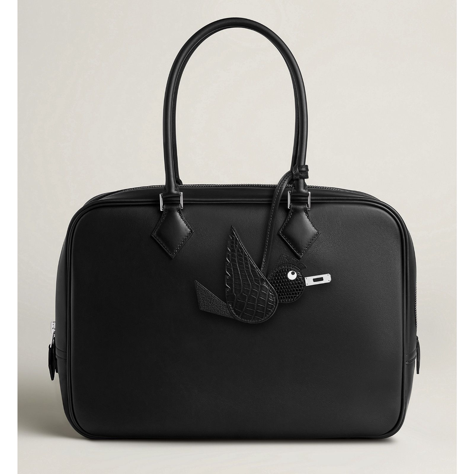 Hermes Hermes Birdy Birdie Black Alligator Lizard Chevre Bag Charm Size ONE SIZE - 7 Thumbnail