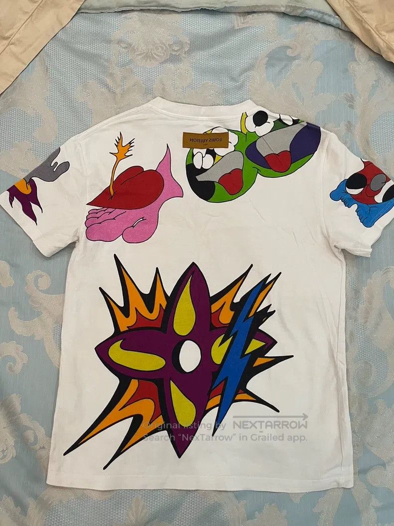 Louis Vuitton Louis Vuitton Flame House Graffiti Pattern short sleeves Size US M / EU 48-50 / 2 - 2 Thumbnail