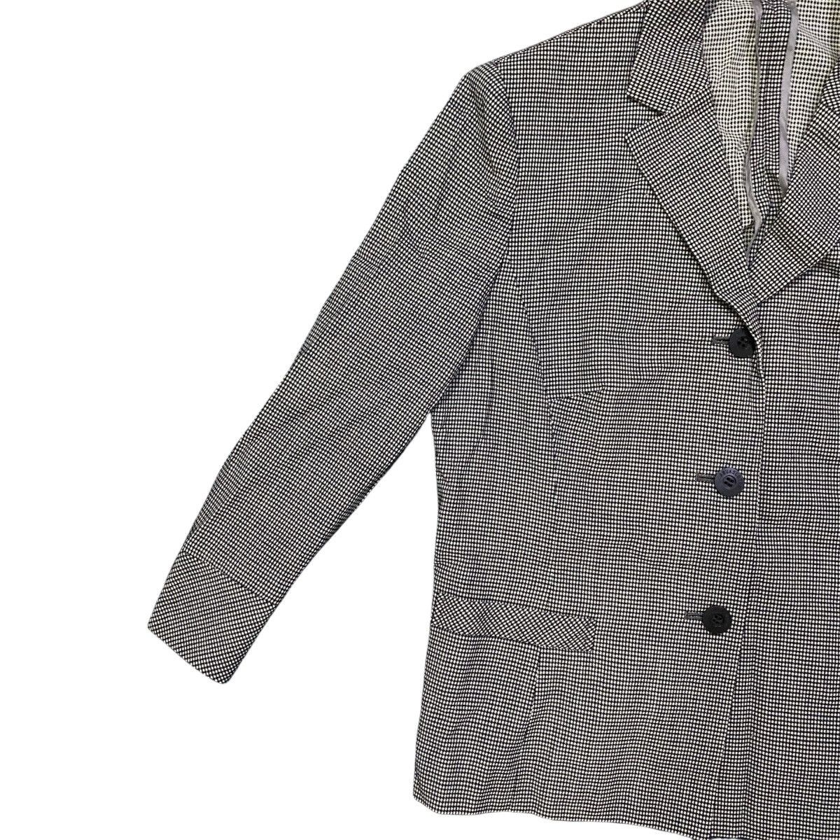 Aquascutum Aquascutum Japan Mini Check Wool Blazer – Archival Tailoring Size 34S - 5 Thumbnail