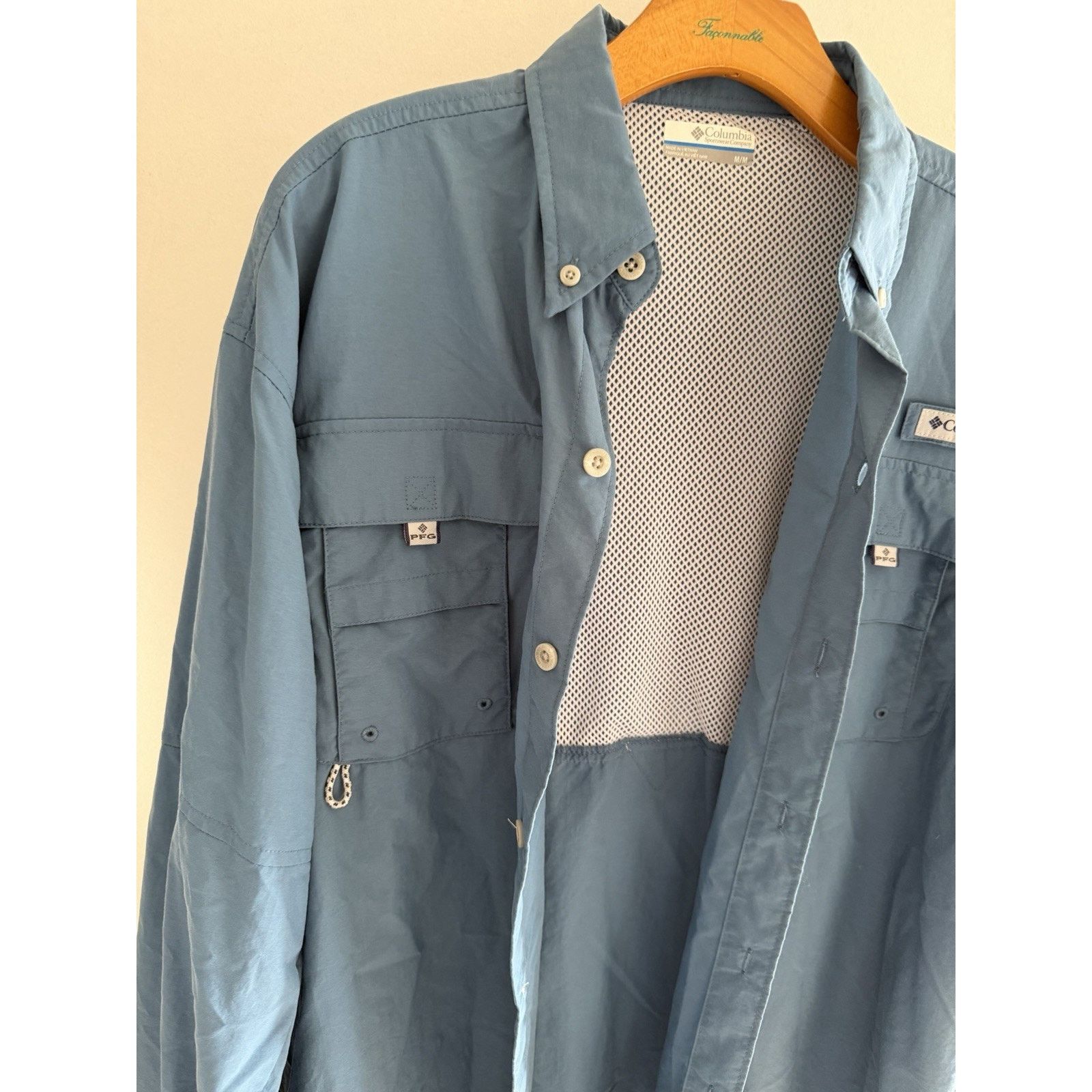 Columbia Columbia PFG Long Sleeve Blue Medium Size US M / EU 48-50 / 2 - 9 Thumbnail