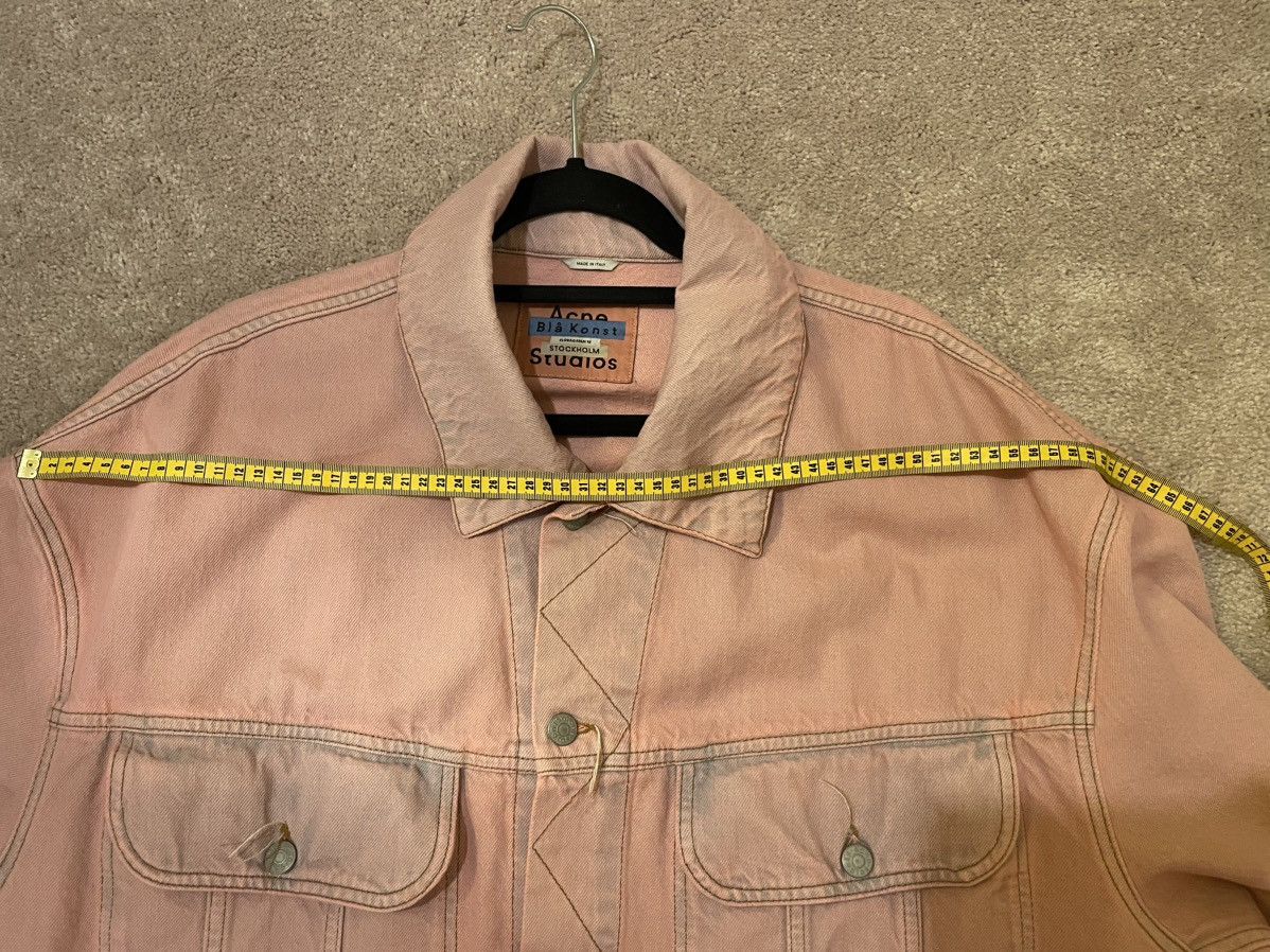 Acne Studios Pink Acne Studios Blå Konst 2000 Denim Jacket Size US M / EU 48-50 / 2 - 6 Thumbnail