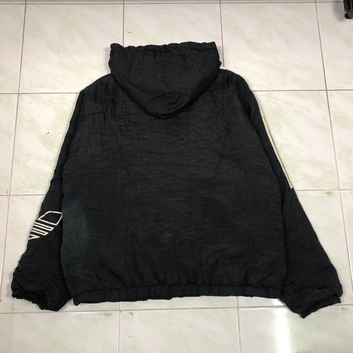 Adidas 📌Vintage Zipper Hoodie Jacket Adidas Big Logo Size US M / EU 48-50 / 2 - 2 Thumbnail