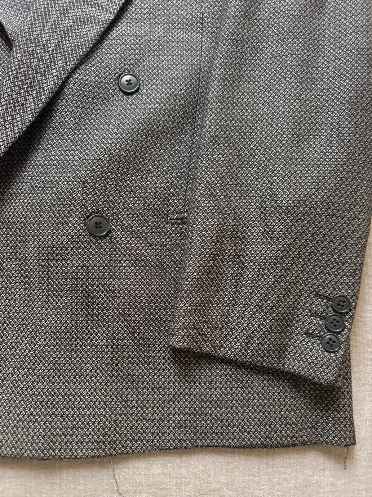 Giorgio Armani Giorgio Armani Le Collezioni Peak Lapel DB Wool Jacket Size 42R - 3 Thumbnail