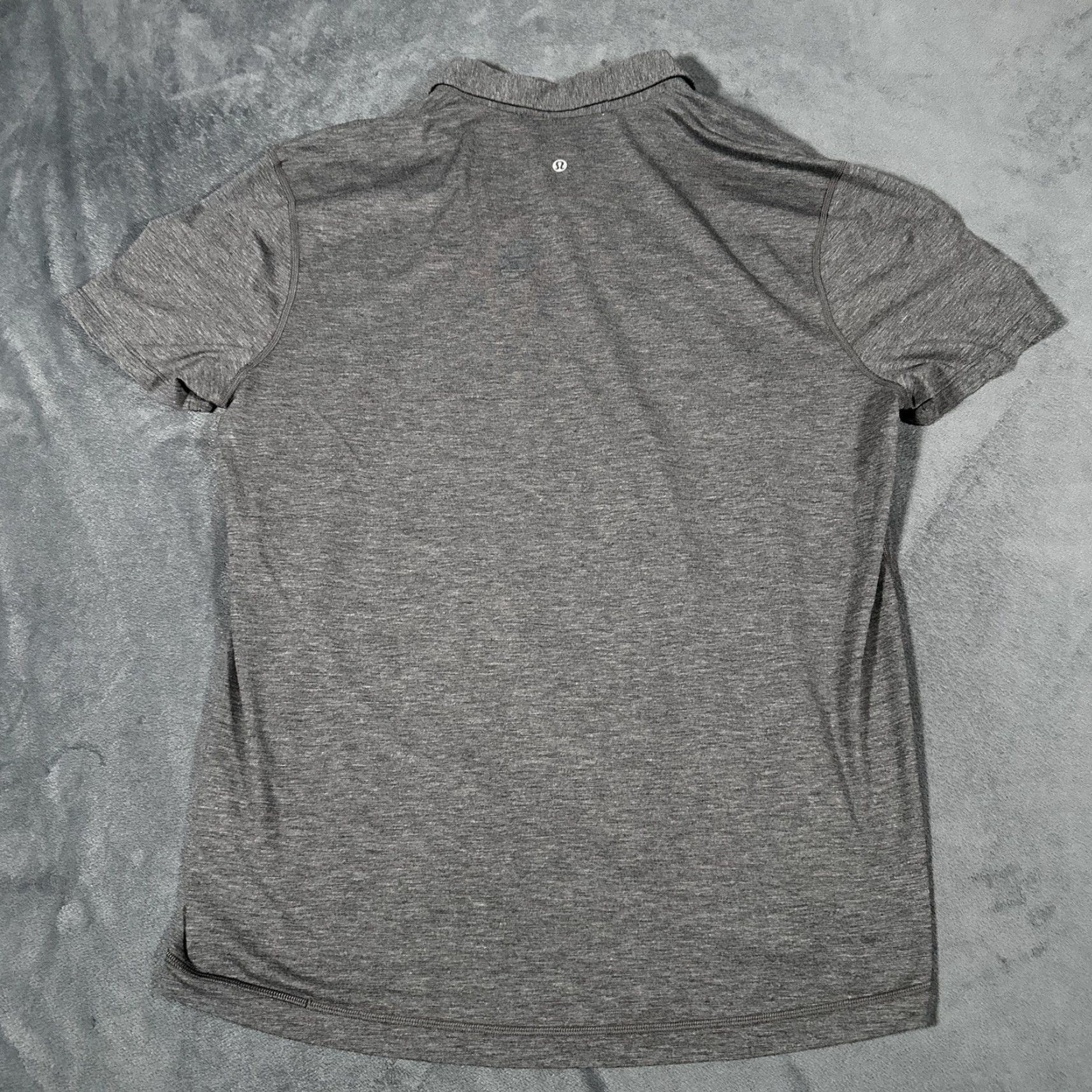 Lululemon Lululemon Polo Shirt Mens Large Gray Performance Golf Athletic Short Sleeve Top Size US L / EU 52-54 / 3 - 6 Thumbnail