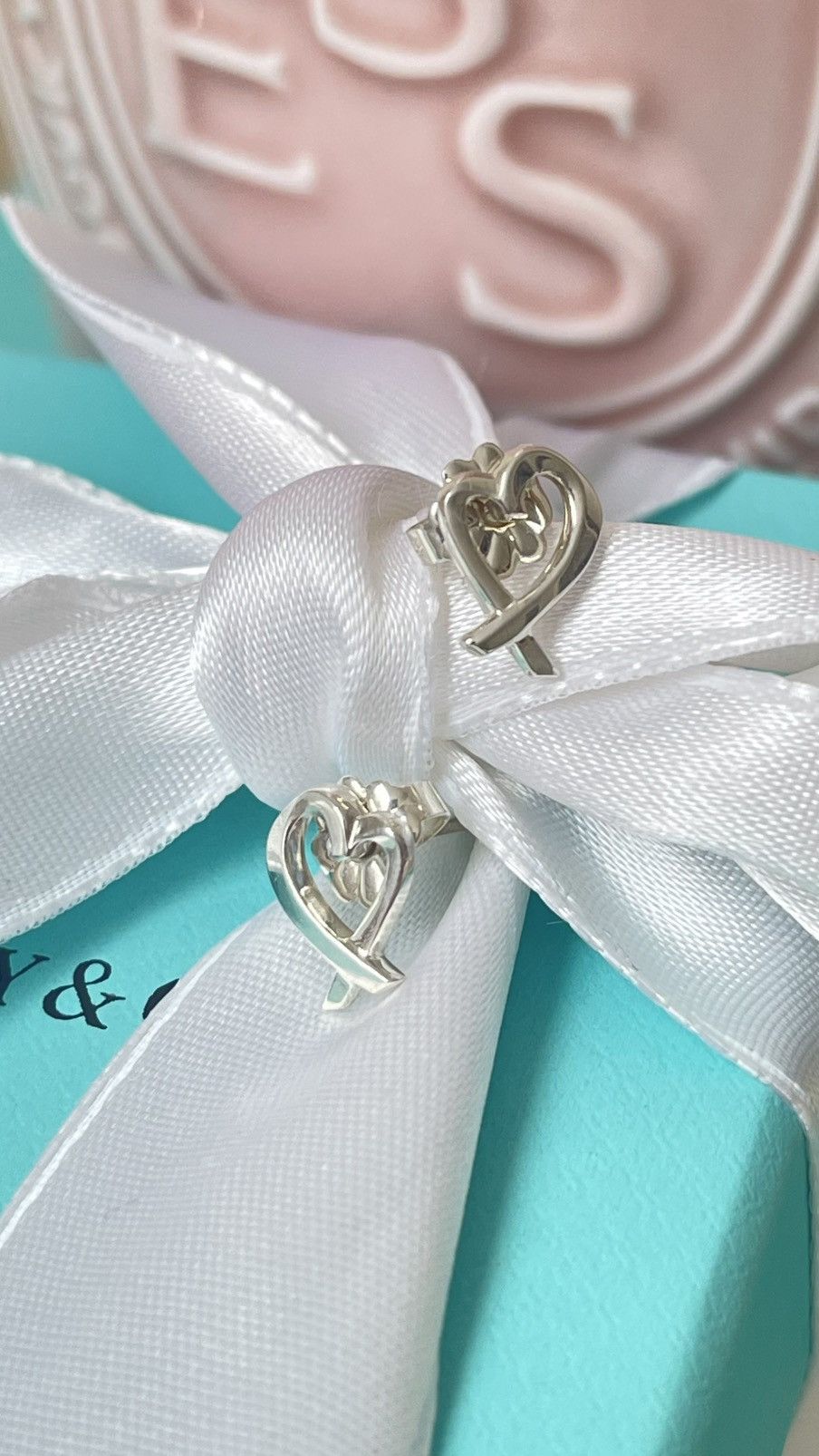 Tiffany & Co. Tiffany Paloma Picasso Loving Heart Earrings Silver NEW $525 Size ONE SIZE - 4 Thumbnail