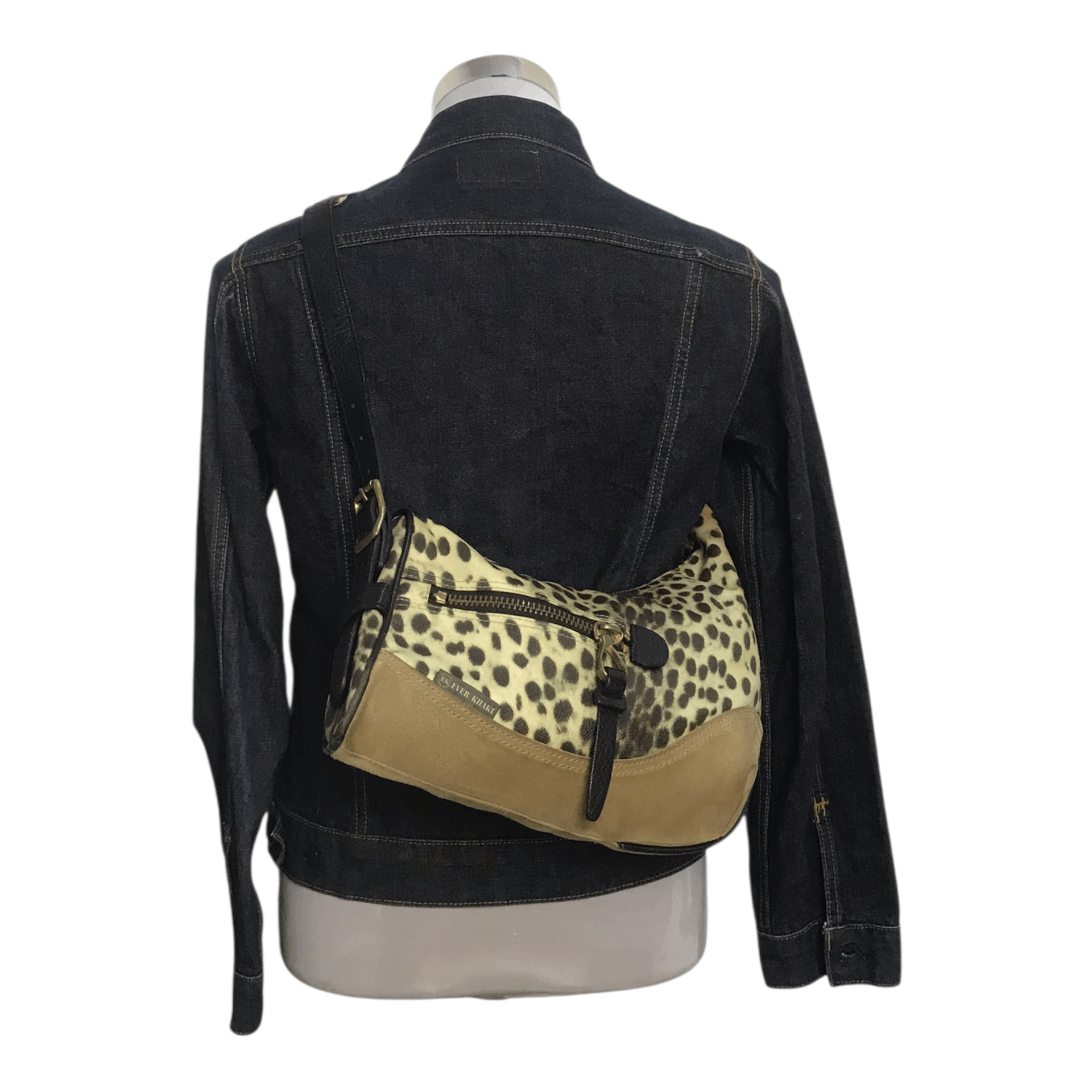 Japanese Brand Leopard Style Banana Half Leather Sling Bag Size ONE SIZE - 1 Thumbnail