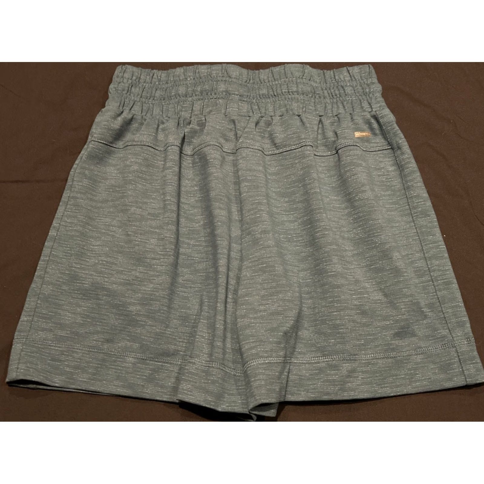 Vintage Mondetta Women’s S Dark Green Shorts Polyester Blend W/ Pockets B25 Size 28" / US 6 / IT 42 - 3 Thumbnail