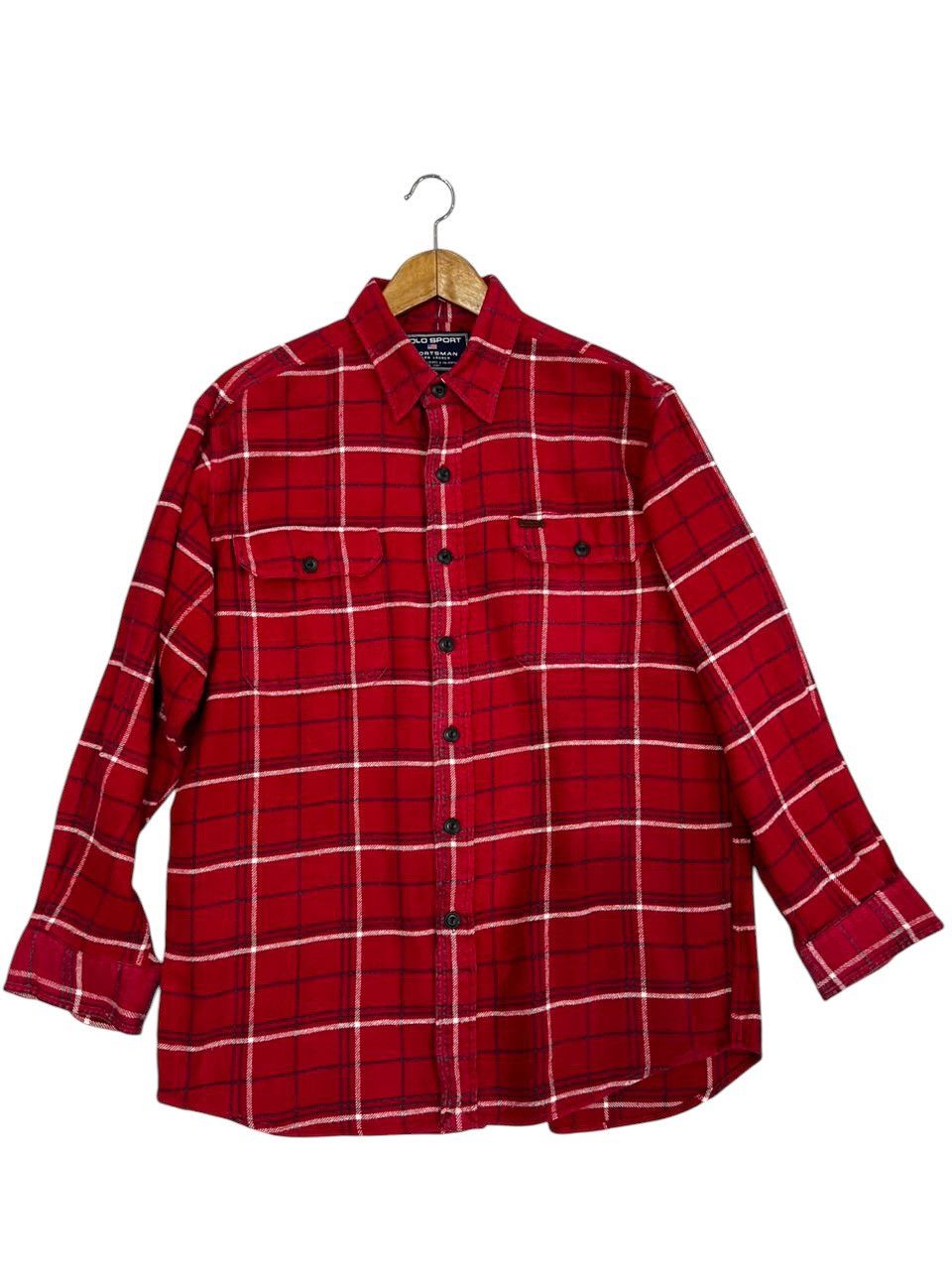 Polo Ralph Lauren × RRL Ralph Lauren Polo Sport Sportman Flannel Shirt Size US L / EU 52-54 / 3 - 1 Thumbnail