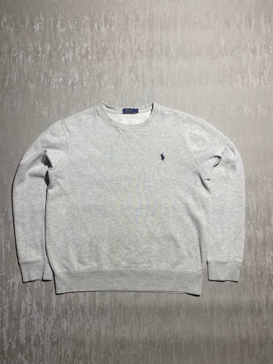 Polo Ralph Lauren × Vintage Mens Polo Ralph Lauren Grey Sweatshirt Crew Neck Small Logo Size US M / EU 48-50 / 2 - 1 Thumbnail