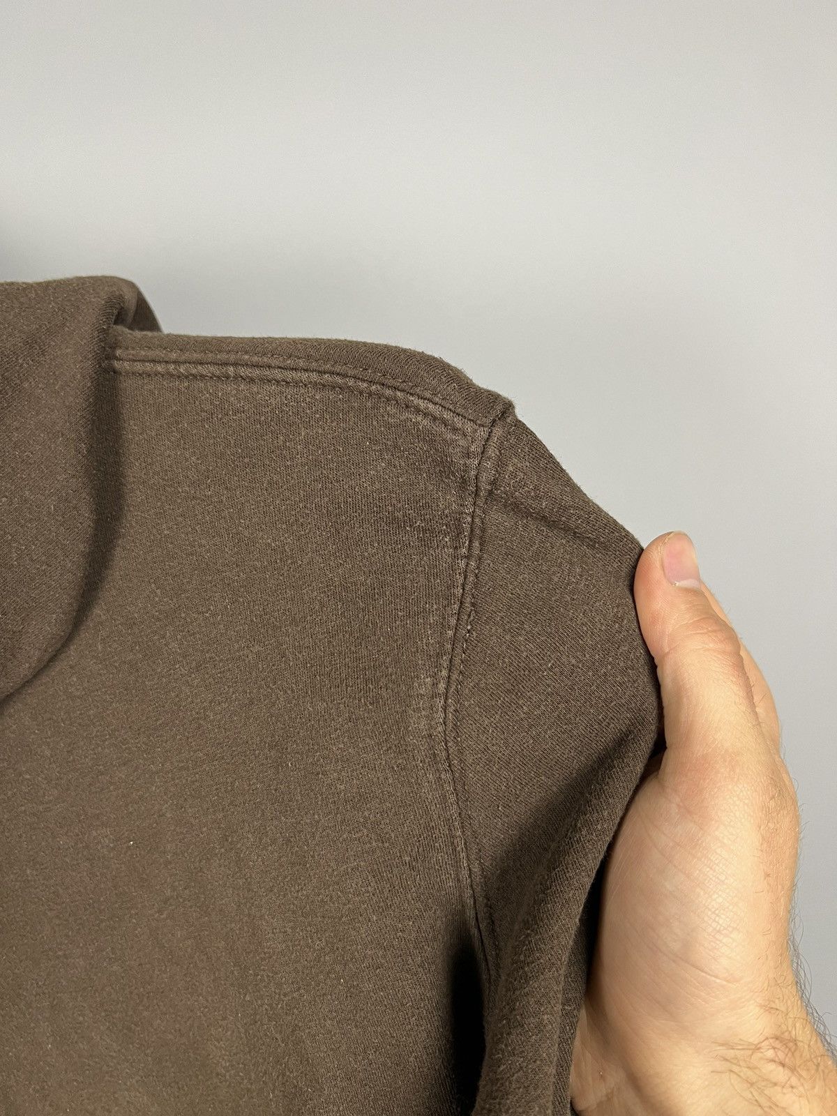 Gap (M) Vintage Gap Brown Fleece Hoodie Size M / US 6-8 / IT 42-44 - 5 Thumbnail
