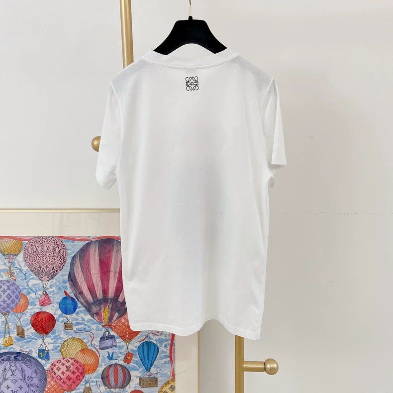 Loewe LOEWE White floral short sleeves Size XS / US 0-2 / IT 36-38 - 2 Thumbnail