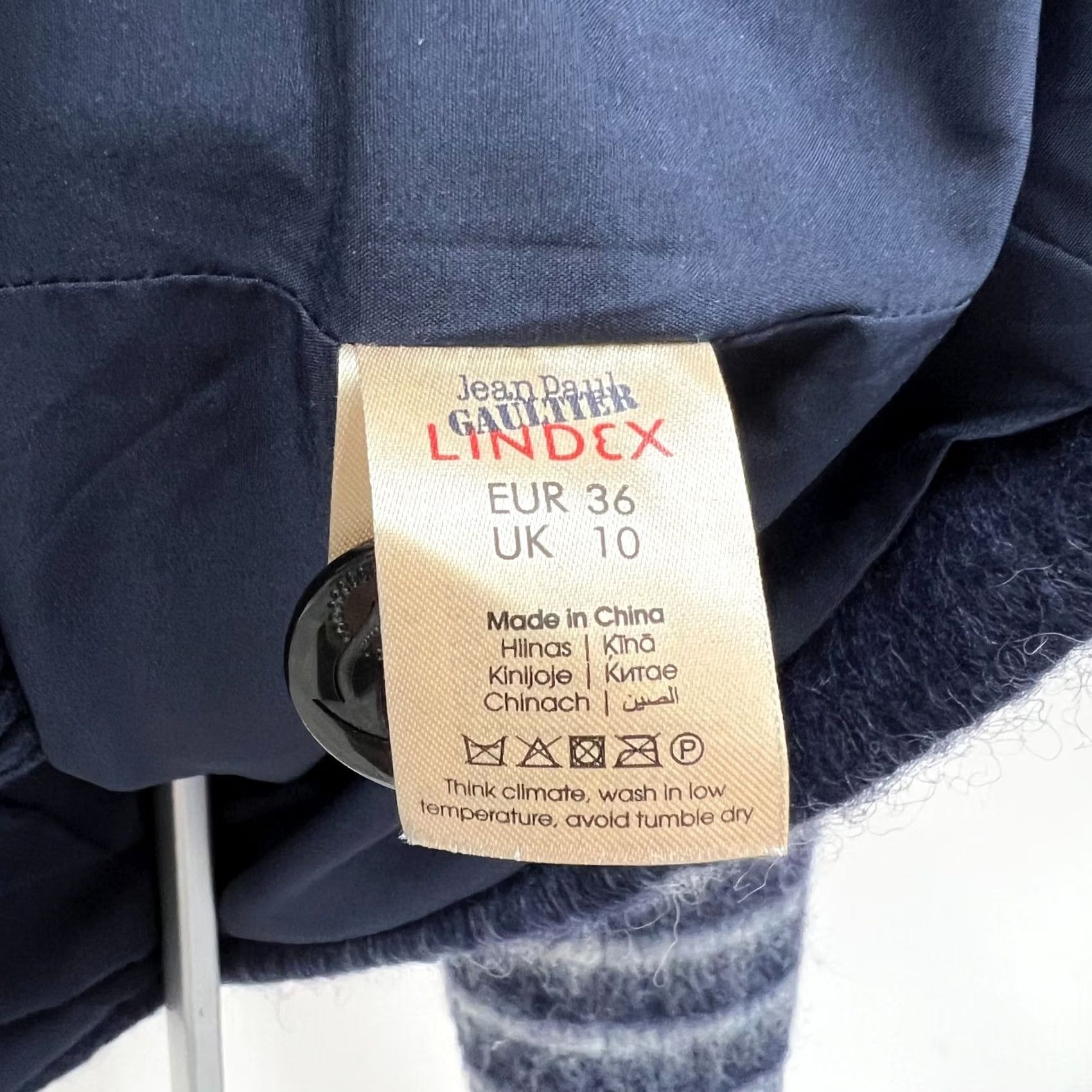 Jean Paul Gaultier Jean Paul Gaultier Lindex Jacket Peacoat Womens Size M Blue Coat Winter Vintage No Size 32" / US 10 / IT 46 - 7 Thumbnail