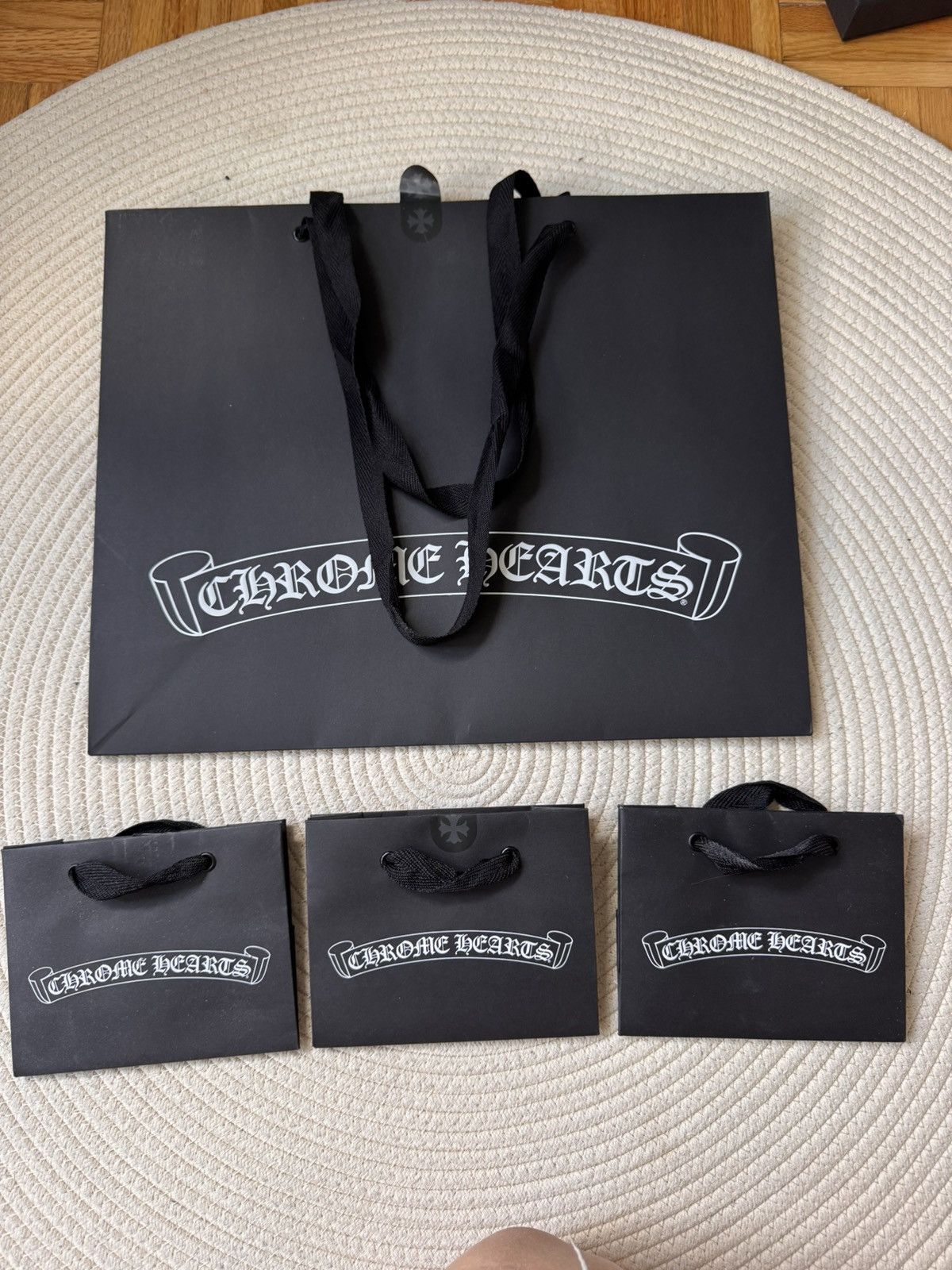 Chrome Hearts Chrome Hearts shopping bag set of 4 Size ONE SIZE - 1 Thumbnail