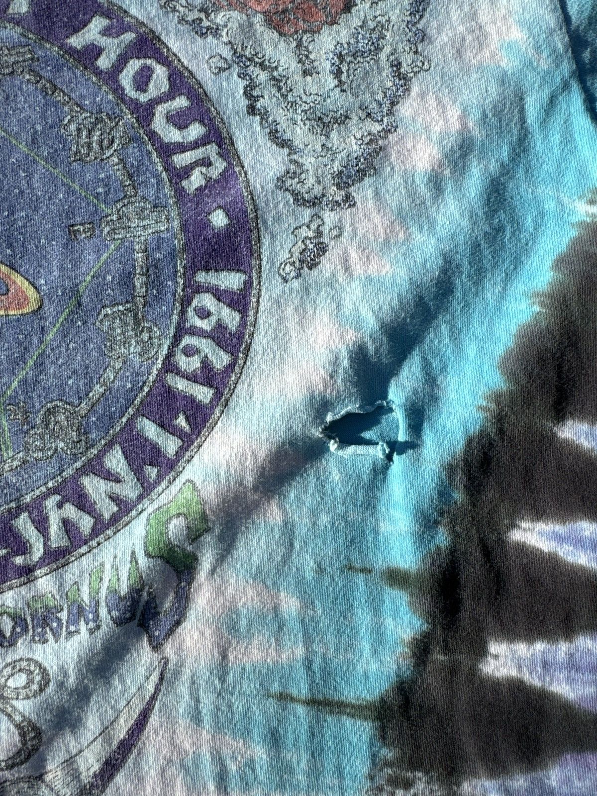 Liquid Blue 1991 Grateful Dead Liquid Blue Tee NYE Tie Dye Concert Tour Size US L / EU 52-54 / 3 - 17 Thumbnail