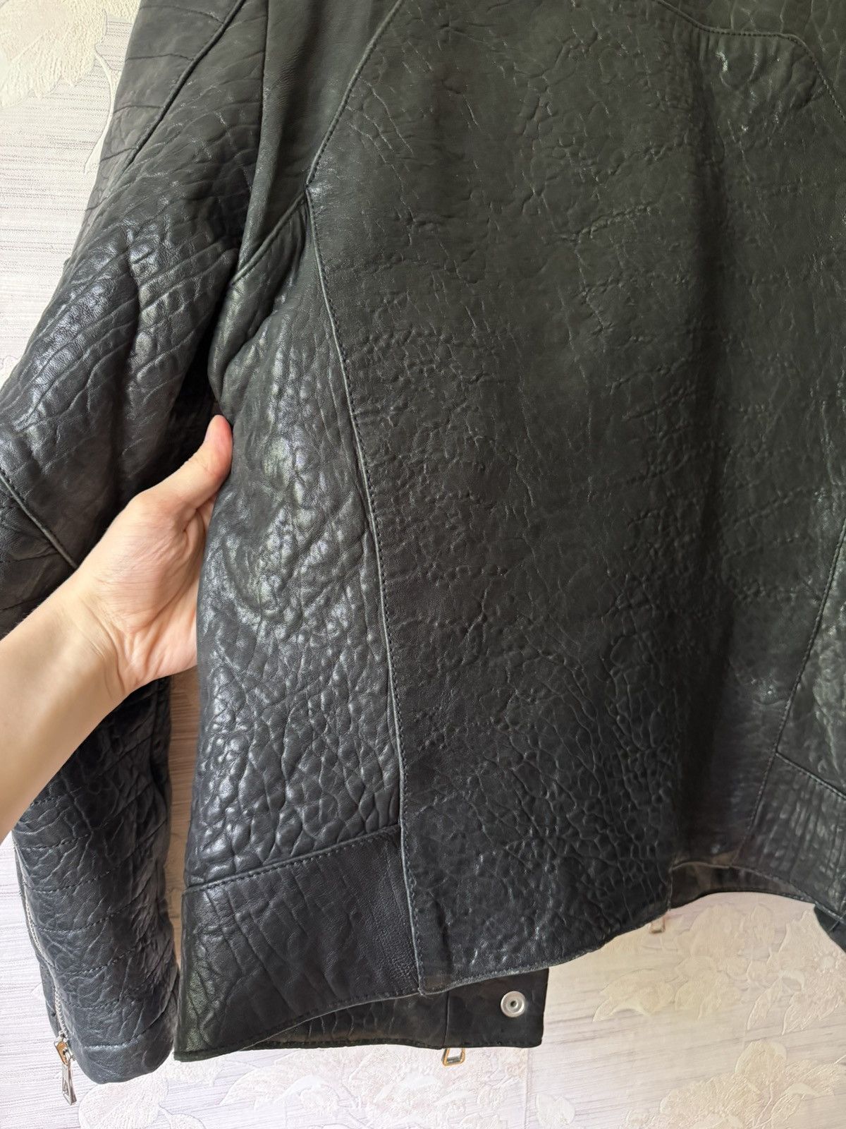 Balmain × H&M Balmain x H&M AW15 Double-Zipper Biker Leather Jacket Size US S / EU 44-46 / 1 - 9 Thumbnail