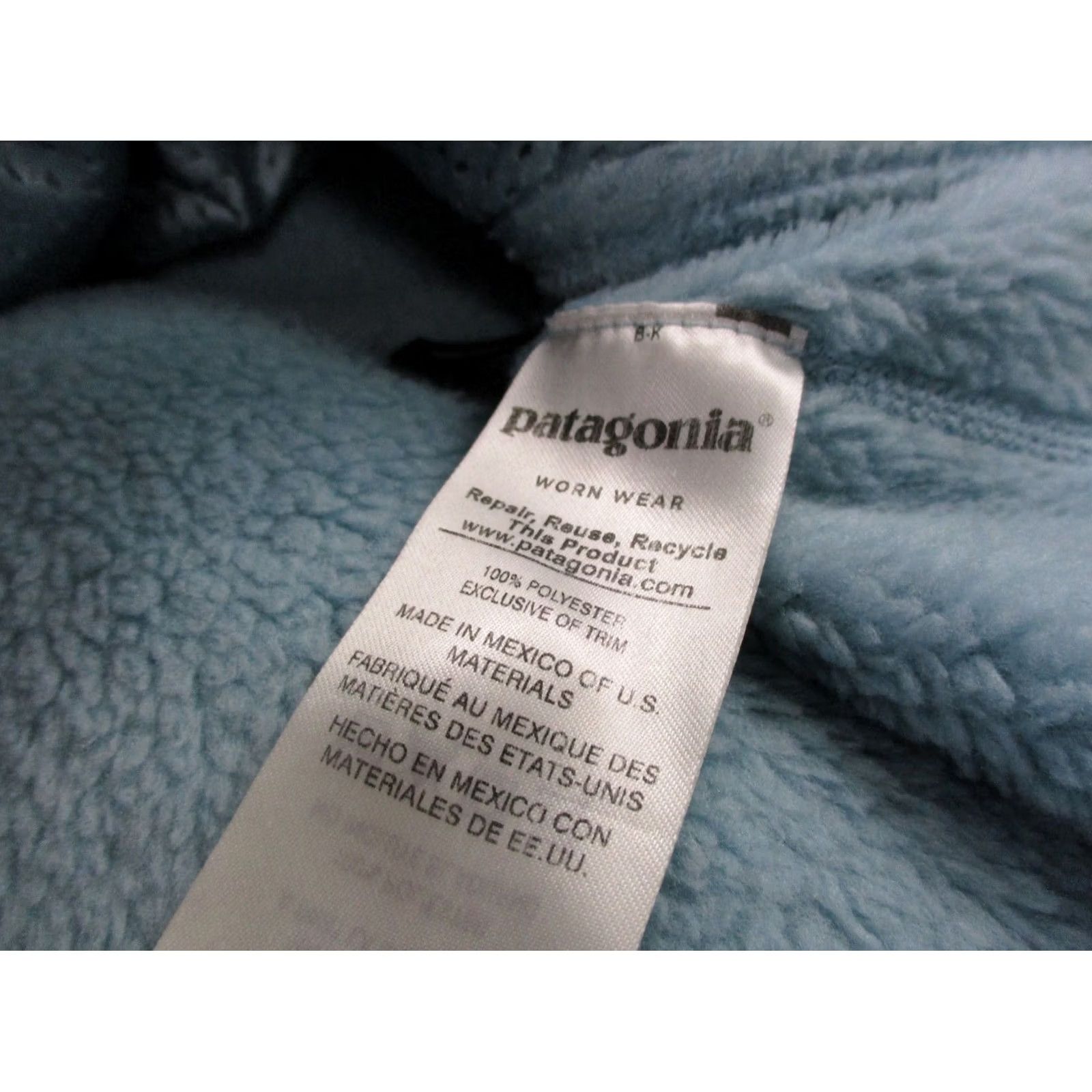Patagonia Patagonia Jacket Women M Blue Snap Fleece Lined Windproof Thermal Pockets Casual 90s? Size M / US 6-8 / IT 42-44 - 7 Thumbnail