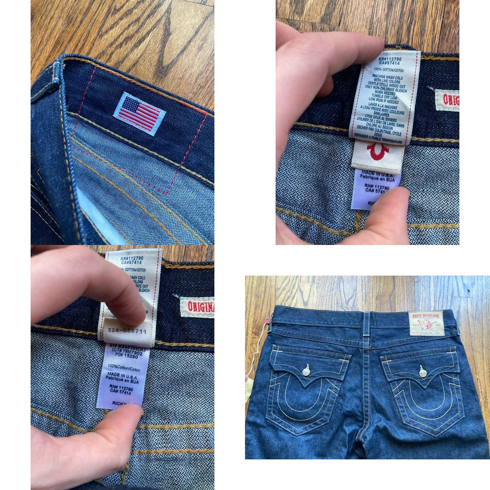 True Religion True Religion Shorts Jeans 5-Pocket Denim Relaxed Men's 38 Blue NWT Flap Pocket Size US 38 / EU 54 - 9 Thumbnail