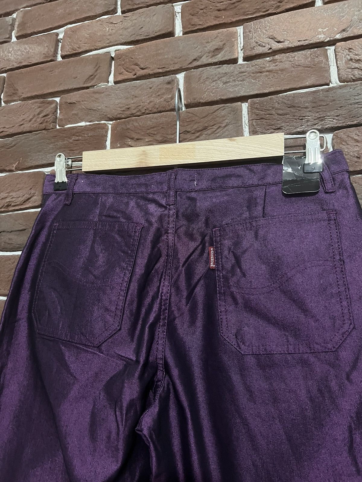 Japanese Brand Rare Y2K Passenge Cyber Flaired Rave Hip Hop Rap Pants Grail Size US 34 / EU 50 - 7 Thumbnail