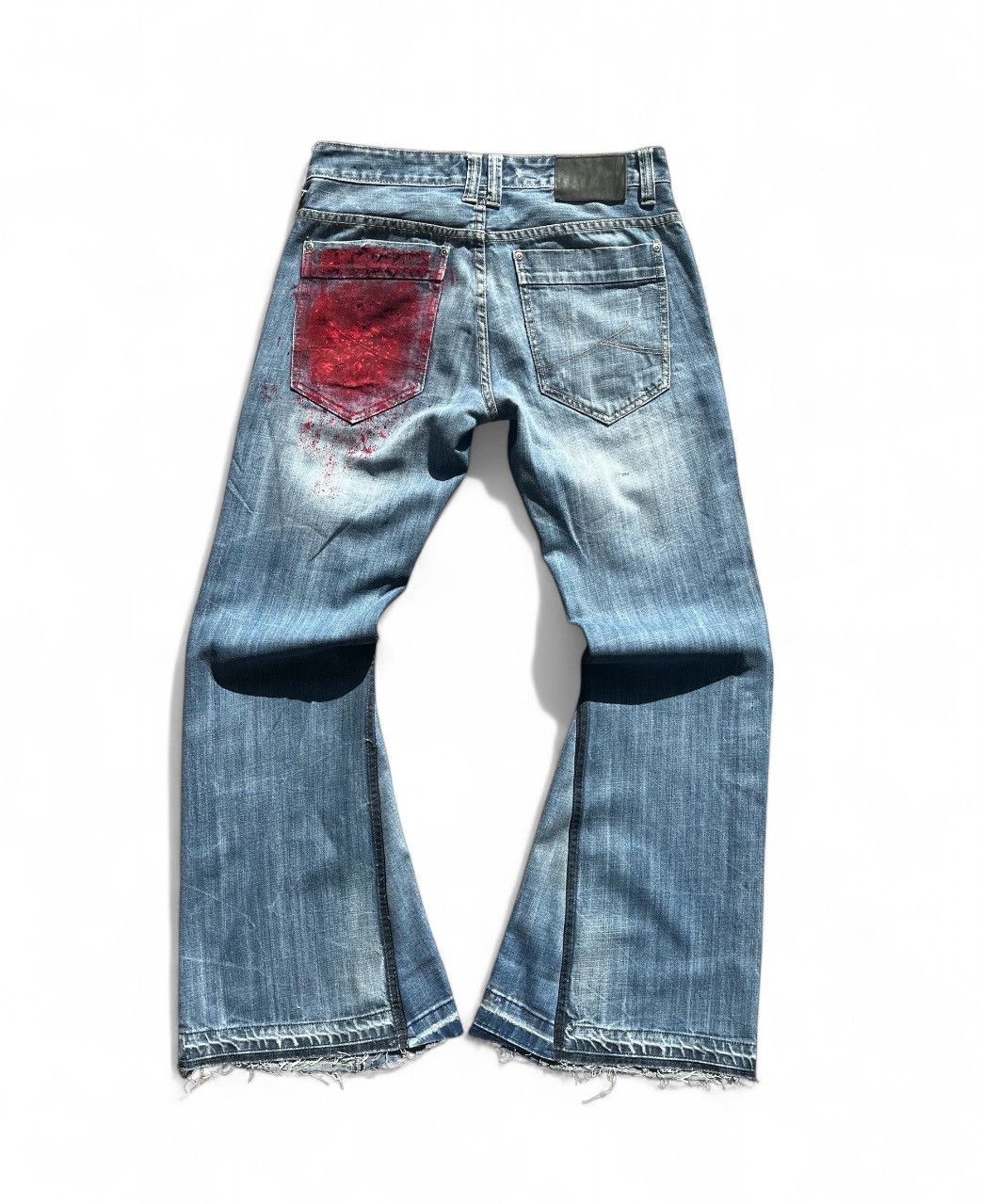 Other Rick Owens Type Rework Denim Jeans W33 Size US 33 - 2 Thumbnail