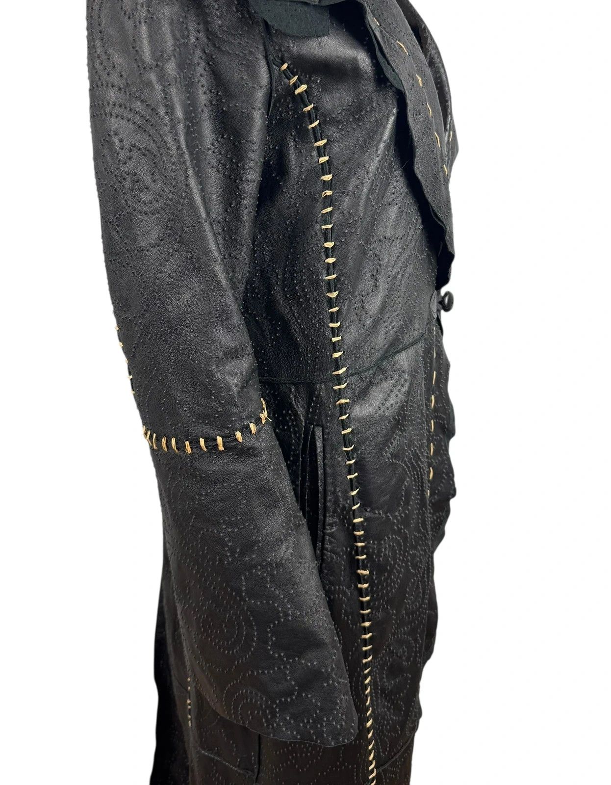 Other Gian Mori Genuine Leather Trench Coat Structured size XL Size XL / US 12-14 / IT 48-50 - 6 Thumbnail