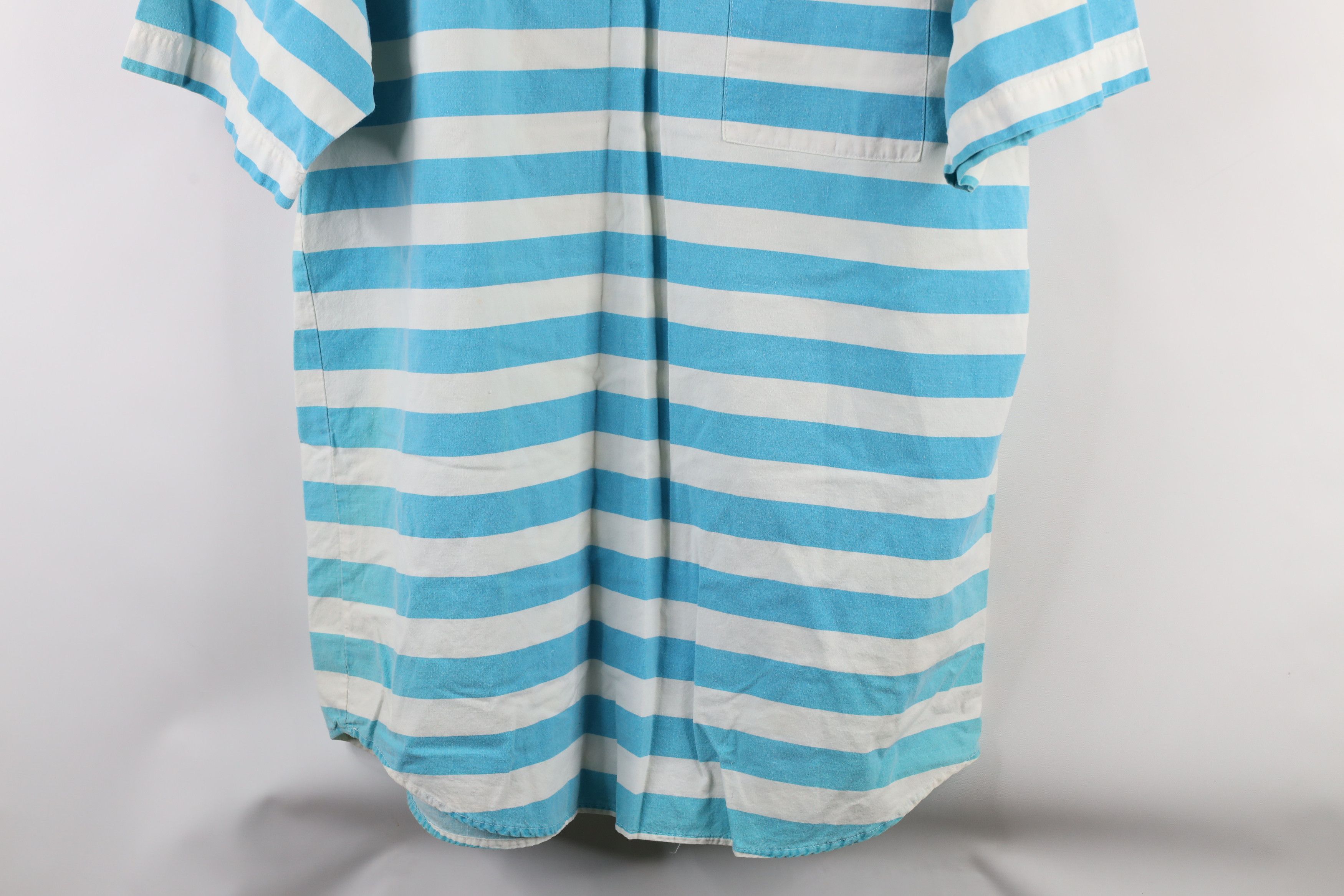 Vintage Vintage 90s Streetwear Block Short Sleeve Henley T-Shirt Size US L / EU 52-54 / 3 - 3 Thumbnail