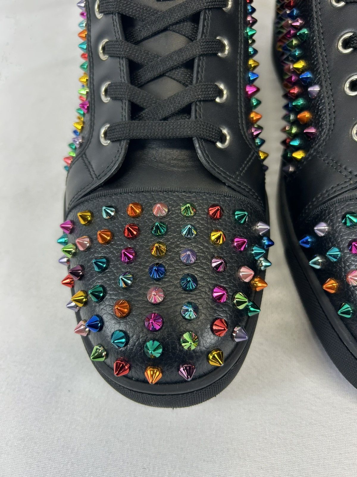 Christian Louboutin CHRISTIAN LOUBOUTIN Louis Spikes Boum Boum Leather Size US 15 / EU 48 - 7 Thumbnail