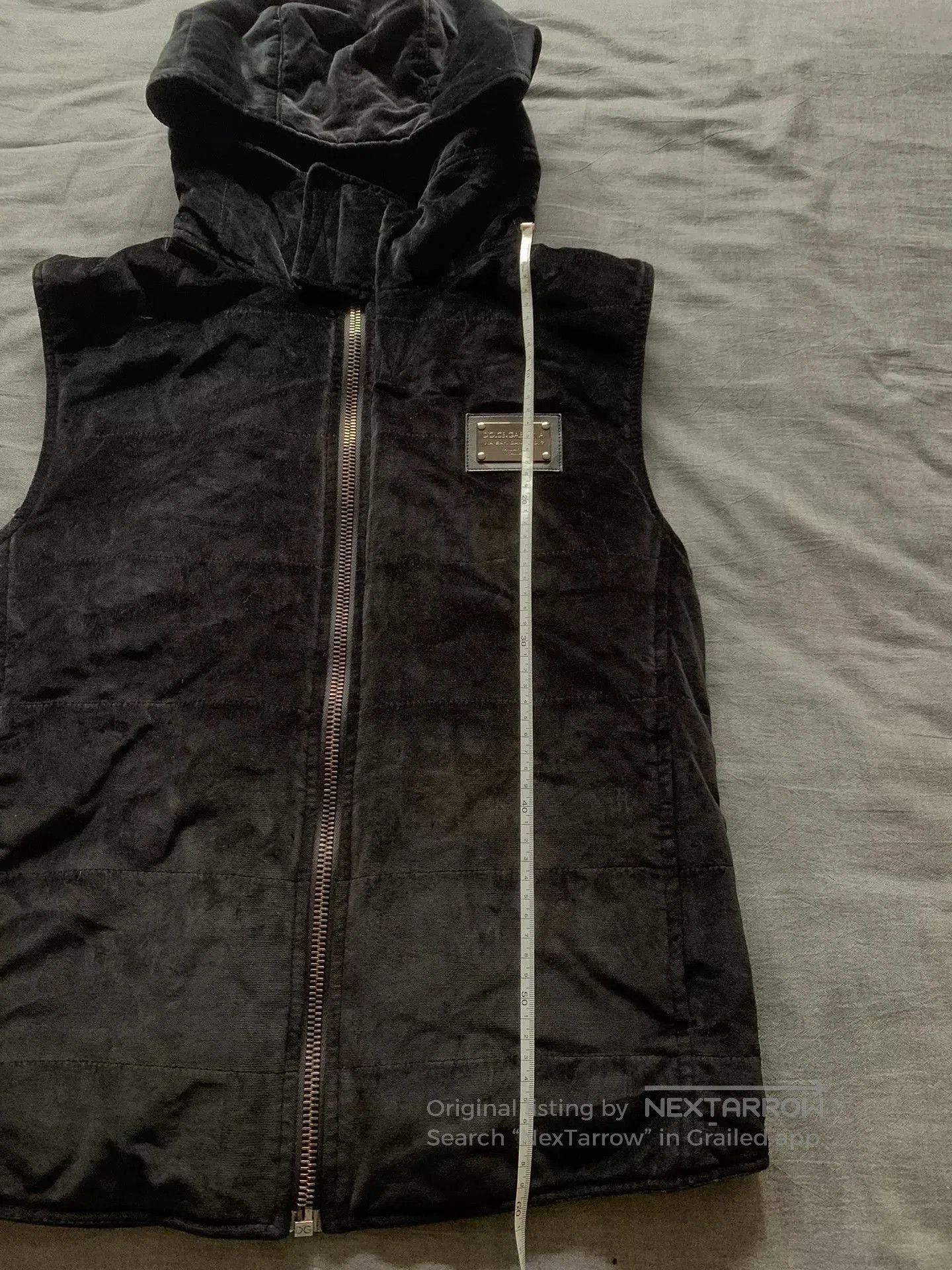 Dolce & Gabbana Dolce & Gabbana Velvet Hooded Vest. Size US M / EU 48-50 / 2 - 9 Thumbnail