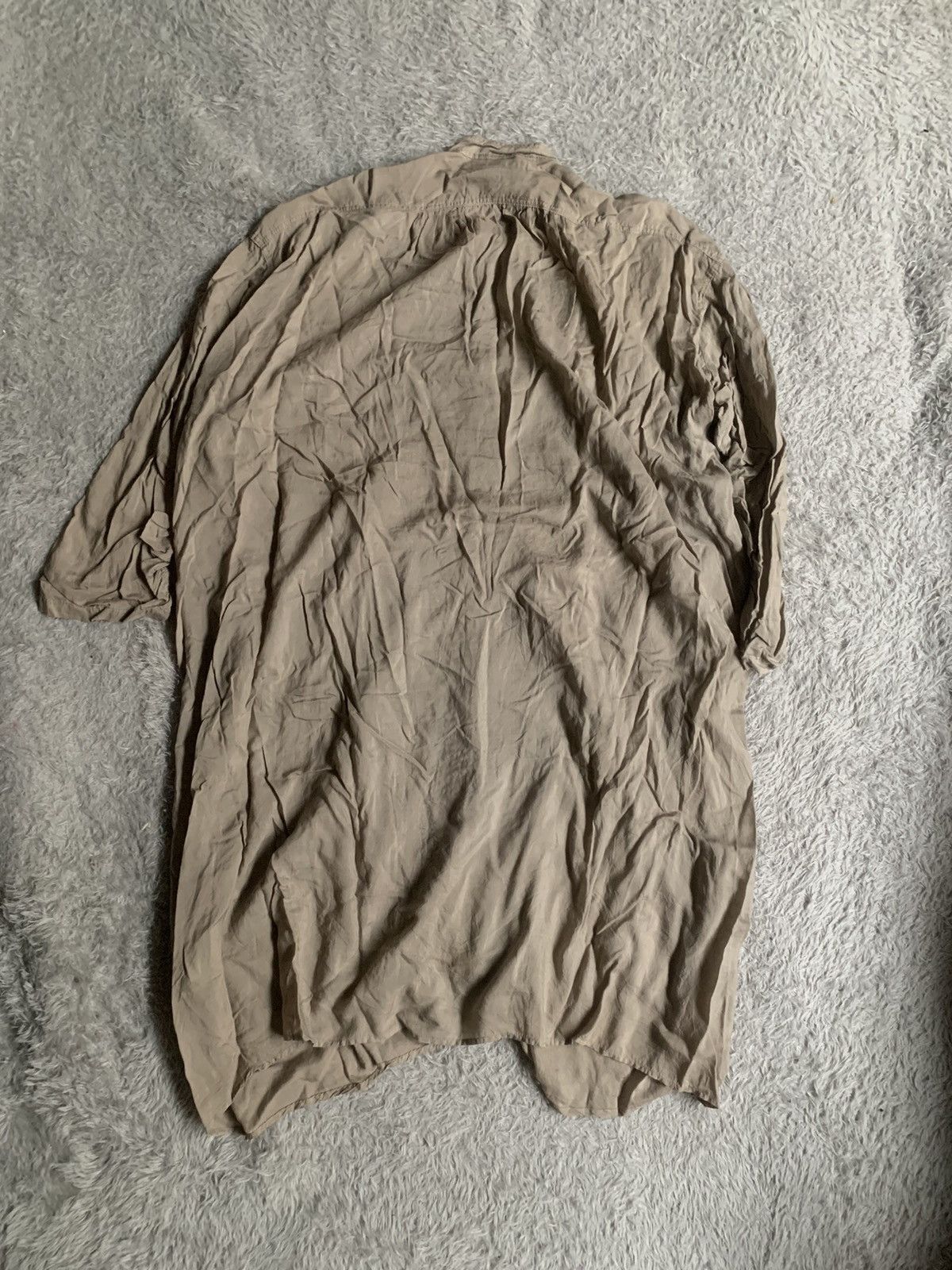 Japanese Brand Vintage Zucca By Issey Miyase Crinkle Button Up Dress Size ONE SIZE - 8 Thumbnail
