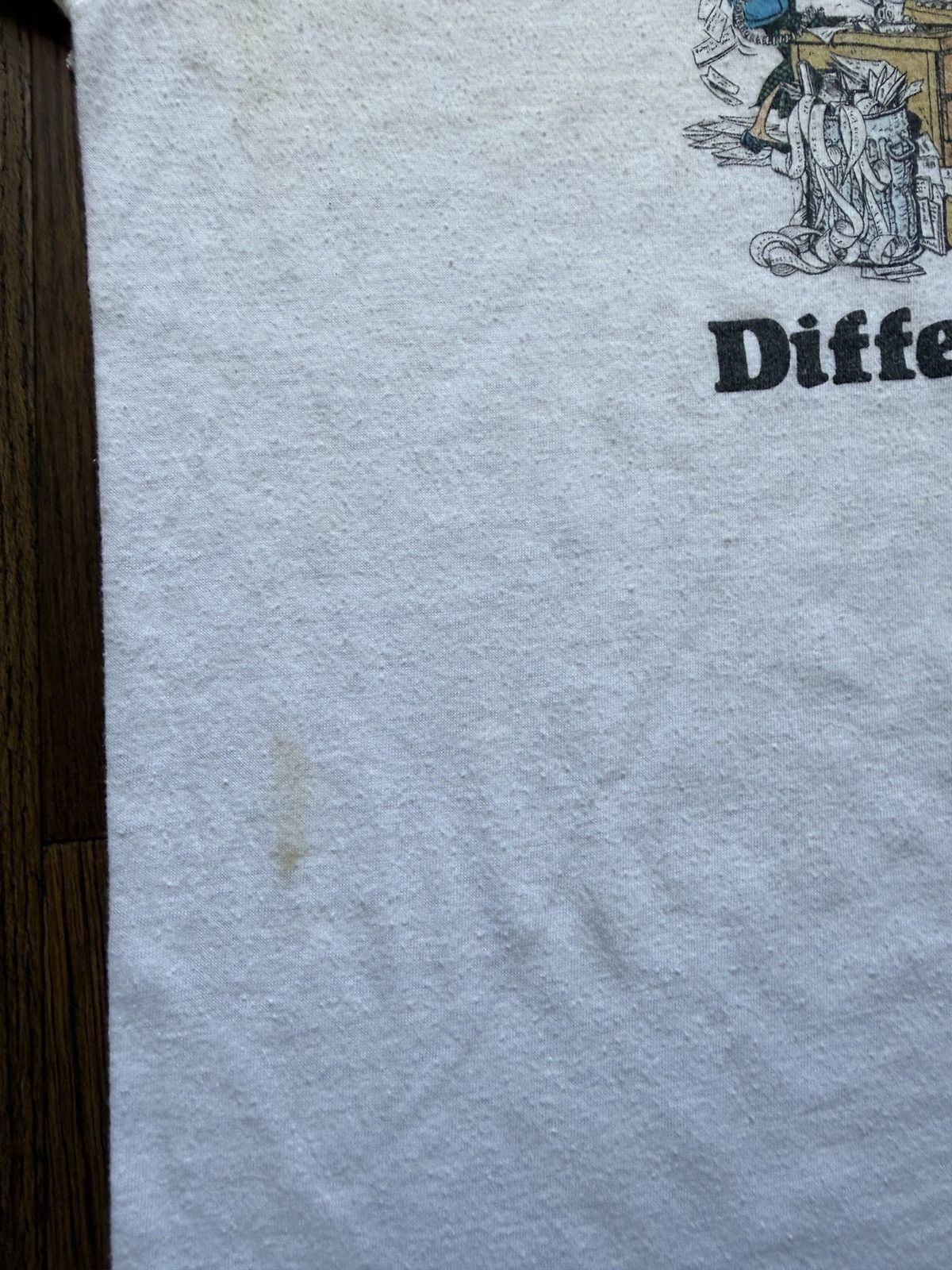 Vintage Vintage 80s Same Bullshit Different Day Statement Tee Size US M / EU 48-50 / 2 - 6 Thumbnail