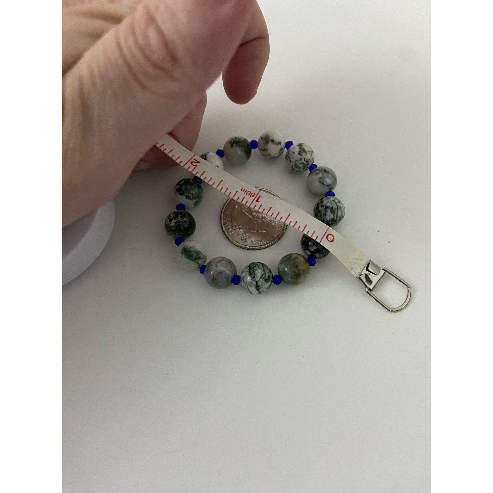 Handmade tree agate bracelet stretchy Size ONE SIZE - 4 Thumbnail
