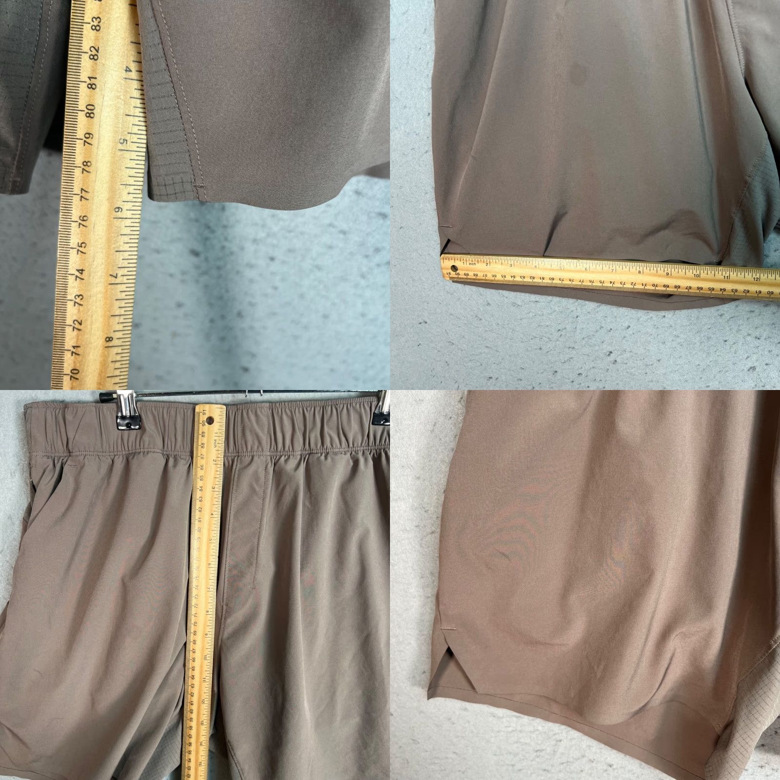 Abercrombie & Fitch Abercrombie & Fitch YPB MotionTEK Training Shorts Womens XL Brown Athletic Shorts Size 40" / US 18 - 8 Thumbnail