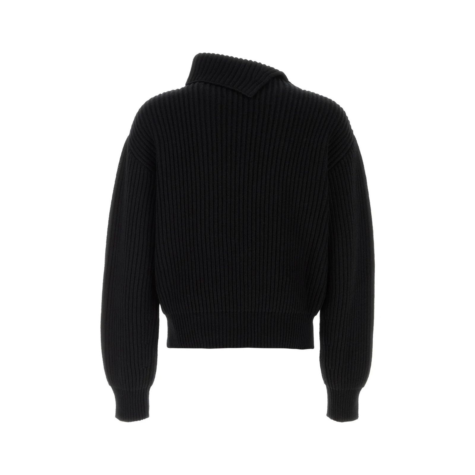 Jil Sander JIL SANDER Black Wool Sweater New & Authentic (Men's size:S; Size US S / EU 44-46 / 1 - 2 Thumbnail