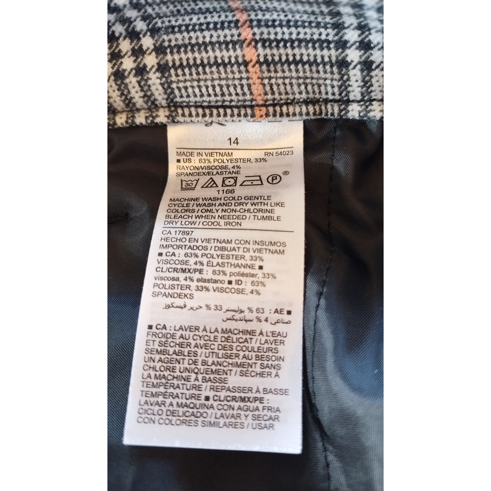 Old Navy Old Navy Women High Waist Plaid Ankle Pull on Pants Sz14 New Size 36" / US 14 / IT 50 - 7 Thumbnail