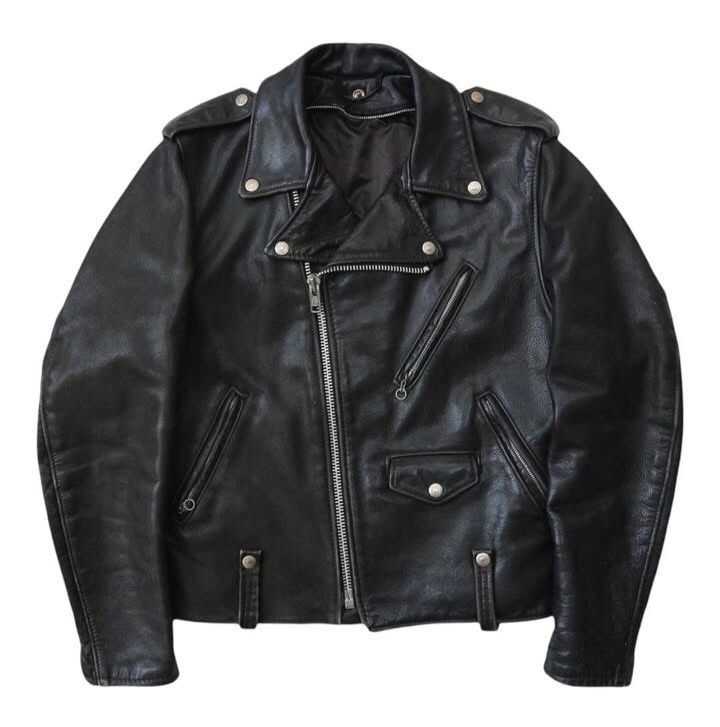 Schott × Vintage Vintage schott perfecto steerhide leather biker jacket Size US L / EU 52-54 / 3 - 1 Thumbnail