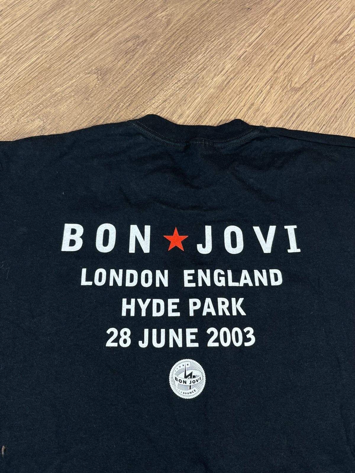 Band Tees Vintage Bon Jovi Bounce Concert Tour 2003 T Shirt Size US M / EU 48-50 / 2 - 7 Thumbnail