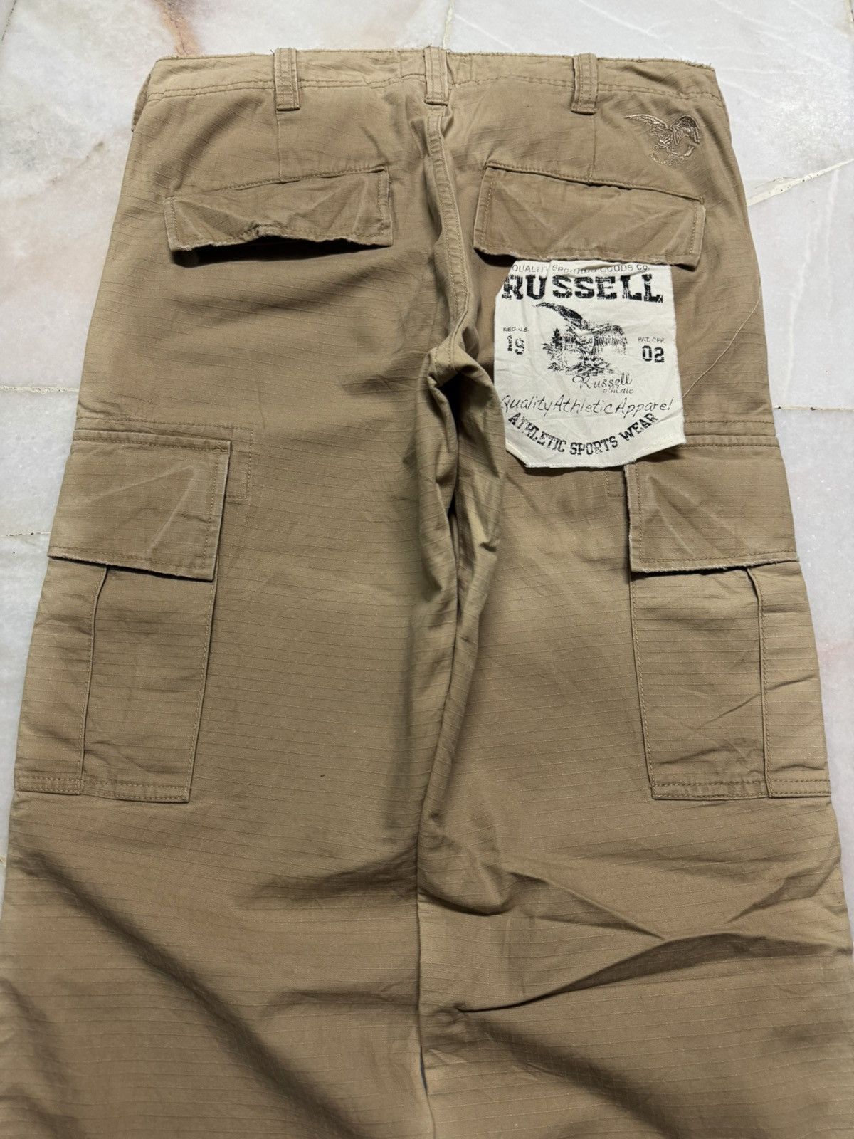 Russell Athletic 💥Nice Faded Y2K Russell Athletic Sportwear Cargo With Tag Size US 31 - 21 Thumbnail