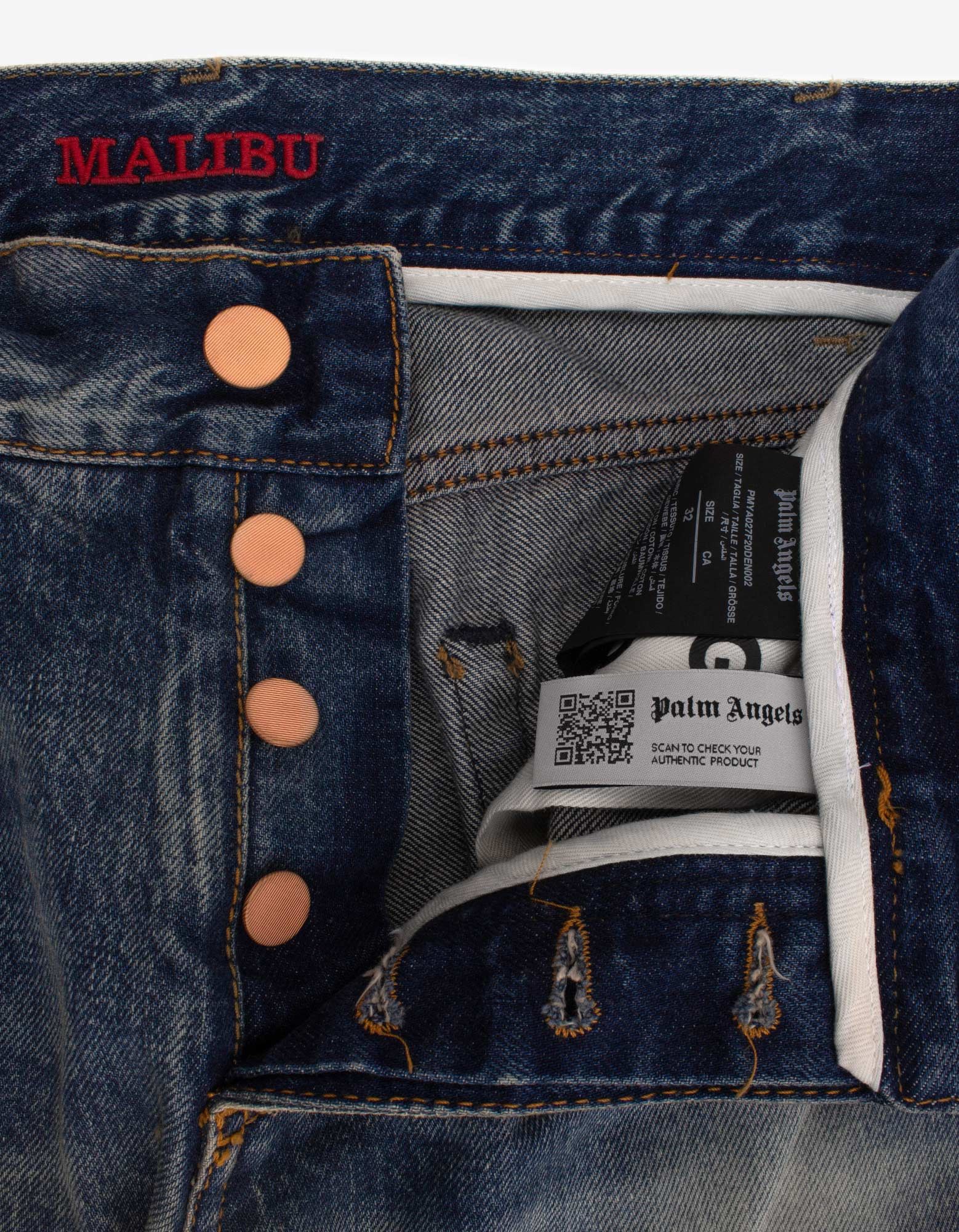 Light Blue Malibu Distressed Jeans