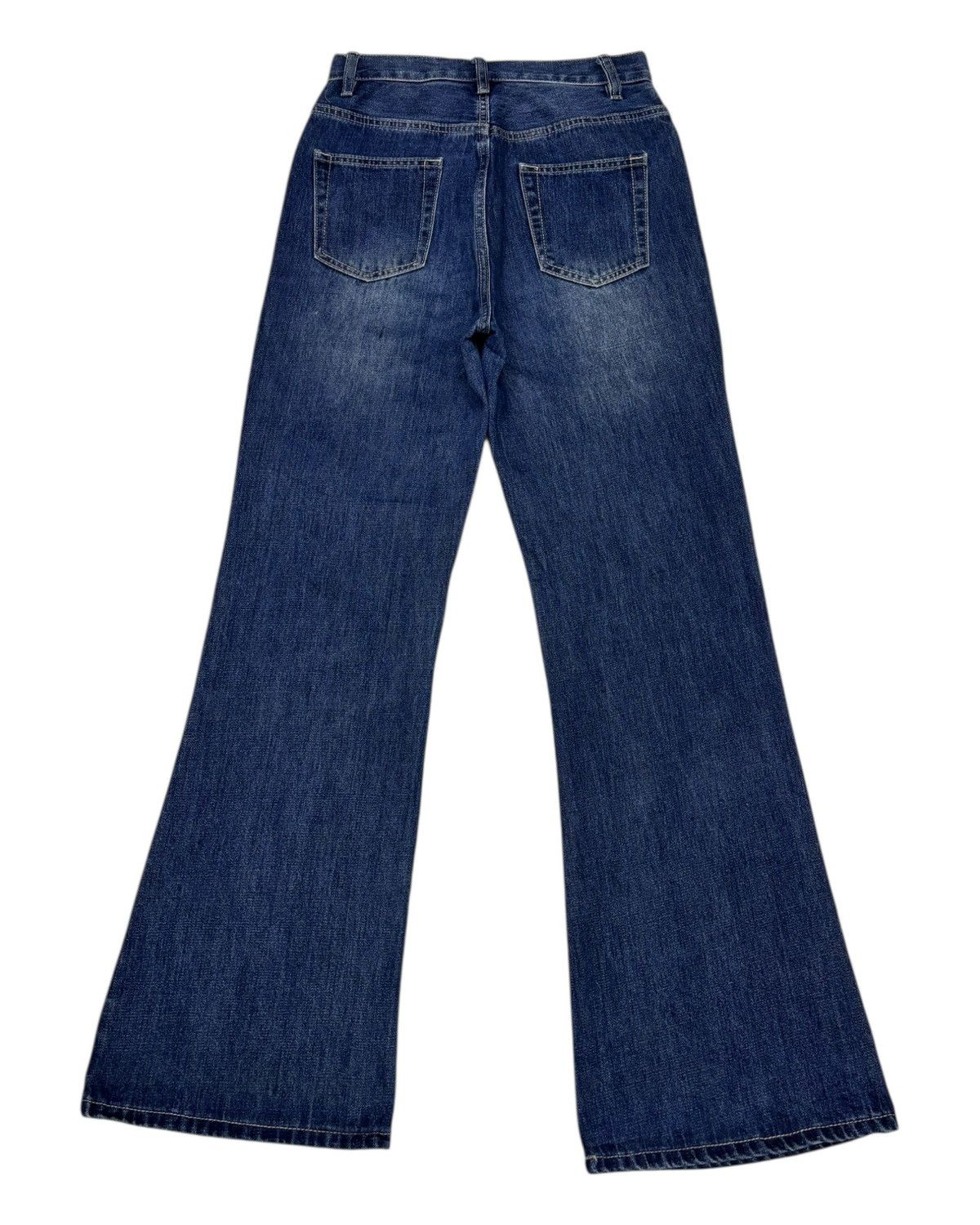 Hysteric Glamour Flared Custom Made Distressed Denim Jean