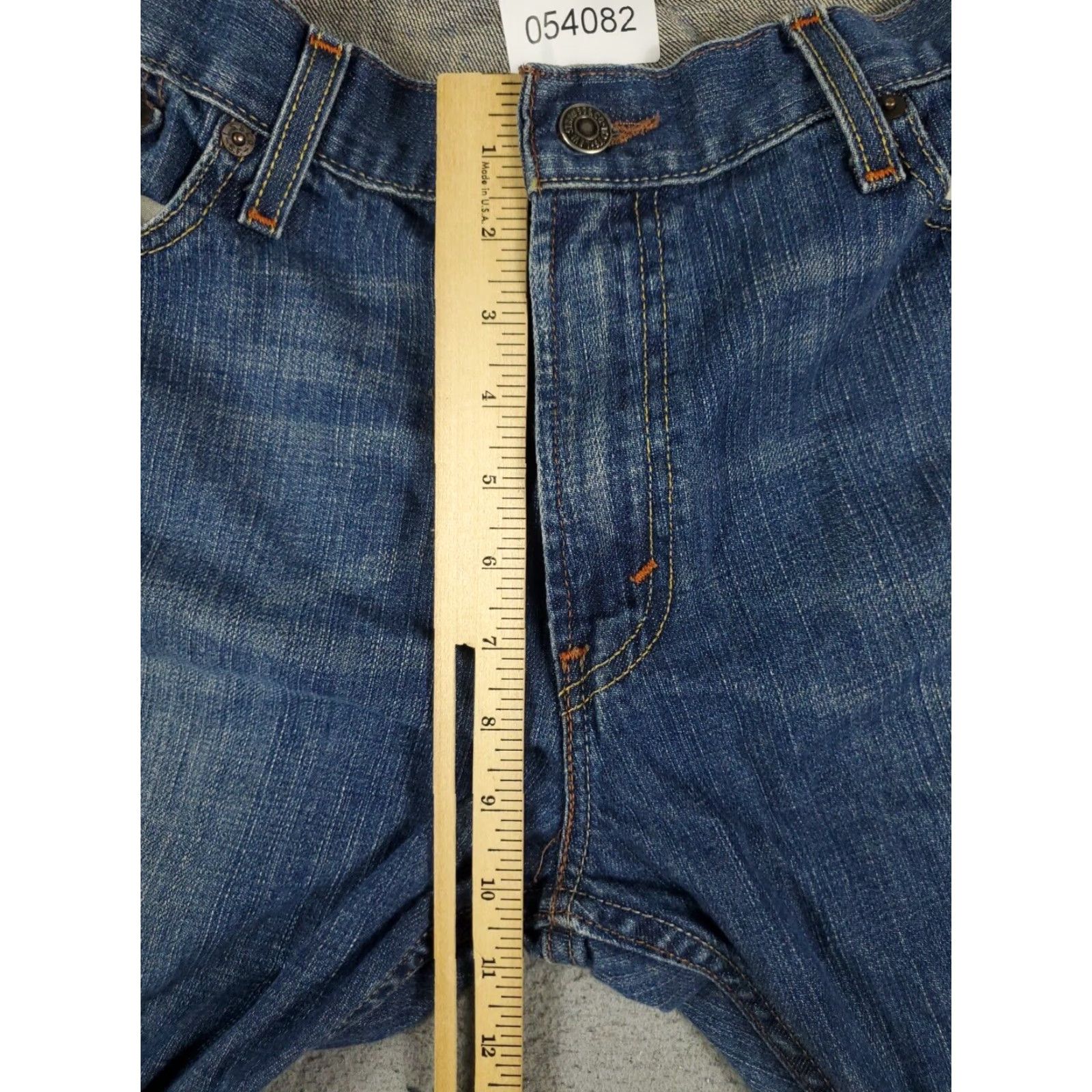 Levi's Levis 514 Straight Leg Jeans Mens 36x32 Blue Cotton Casual Regular Fit Size US 36 / EU 52 - 3 Thumbnail