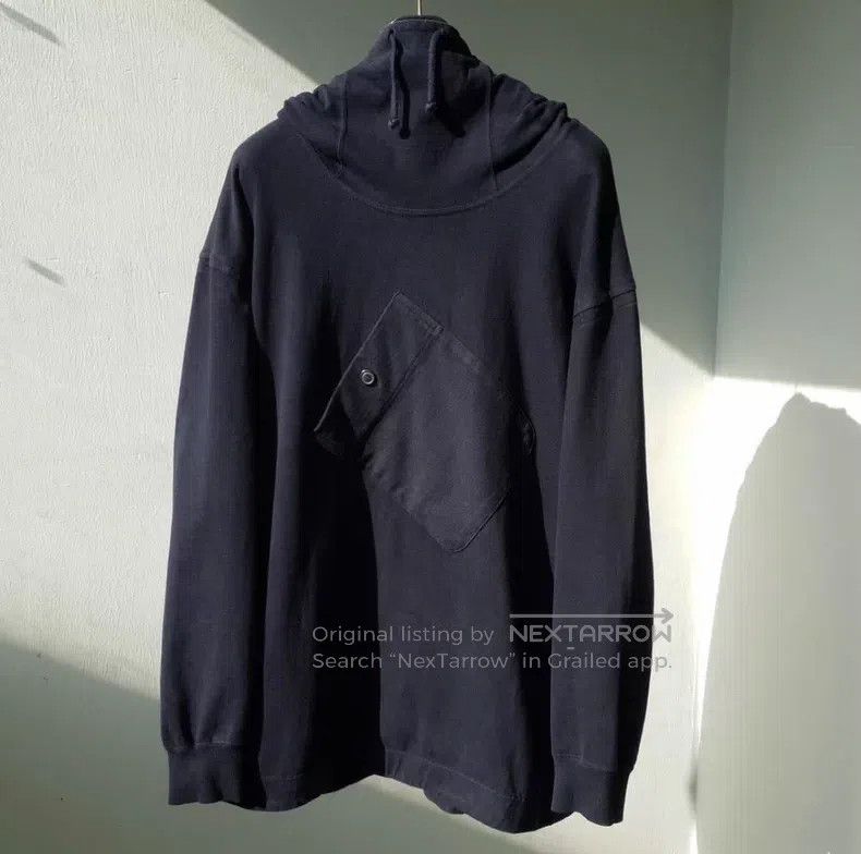 Issey Miyake Issey Miyake Big Pocket Stand Collar Washed Hoodie Size US M / EU 48-50 / 2 - 1 Thumbnail